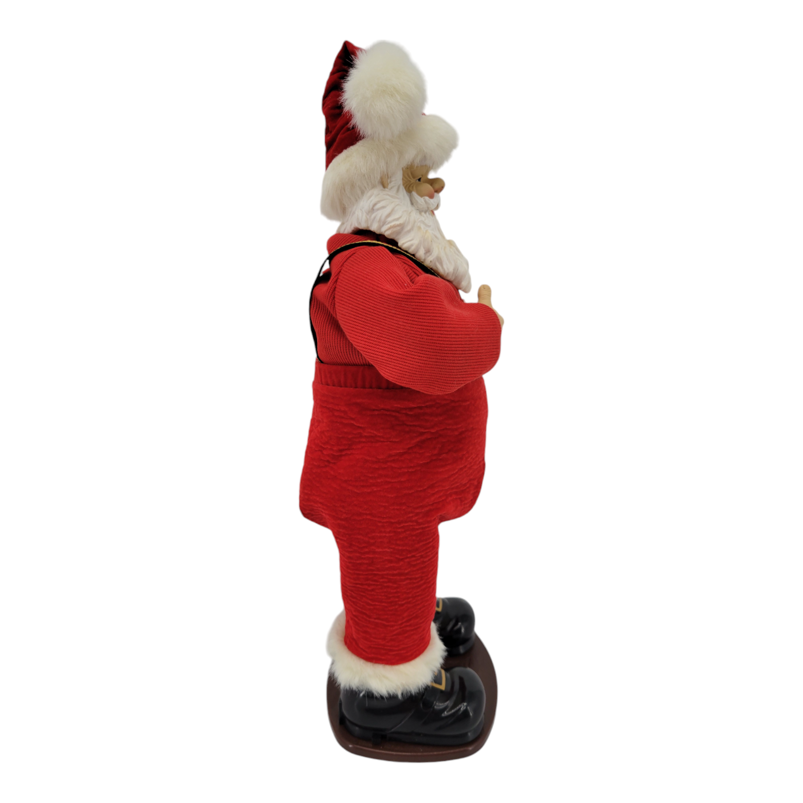 Vintage 1998 Christmas Fantasy Jingle Bell Rock Dancing Santa Animated Decor