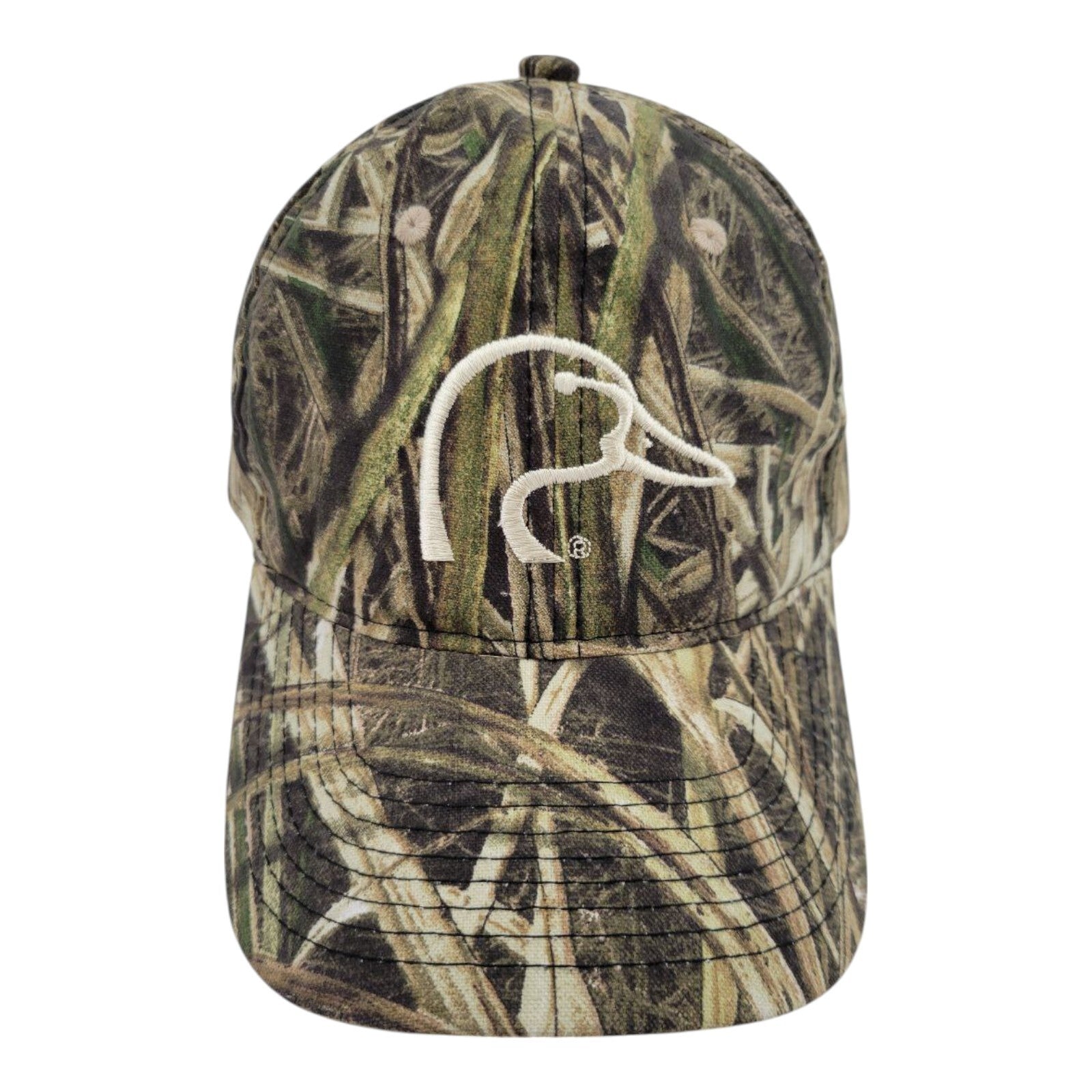 Ducks Unlimited Mossy Oak Camo Adjustable Strapback Hat by Outdoor Cap