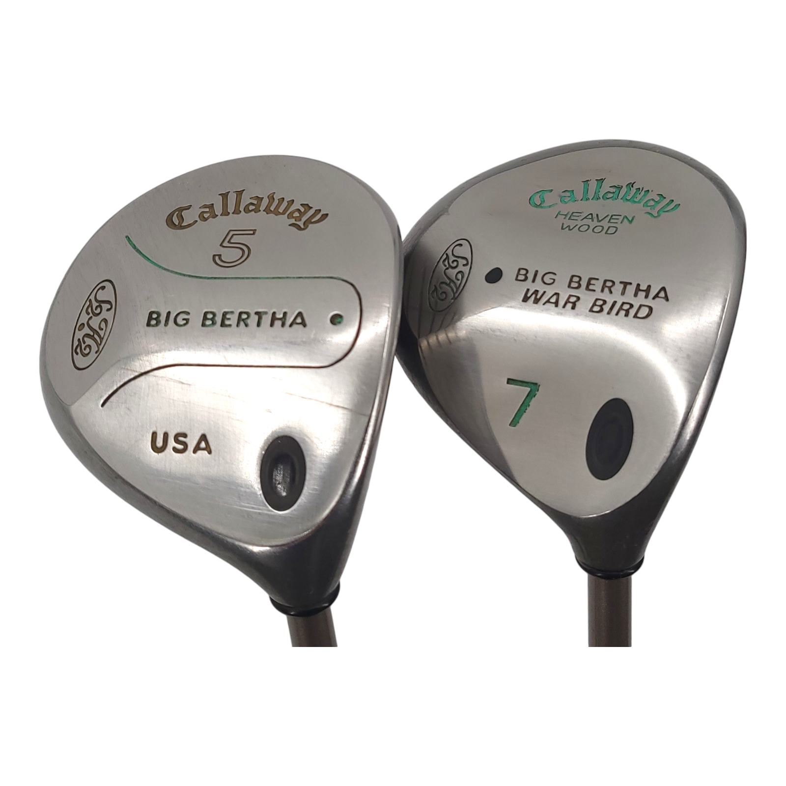 Callaway Big Bertha Ladies 5 and 7 Fairway Woods Golf Clubs RH 41.5” Bundle