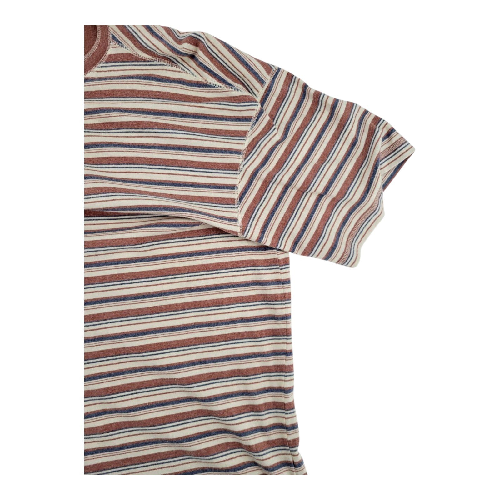 Arizona Jeans Company Henley Shirt Mens Striped Short Sleeve Tee Size XL