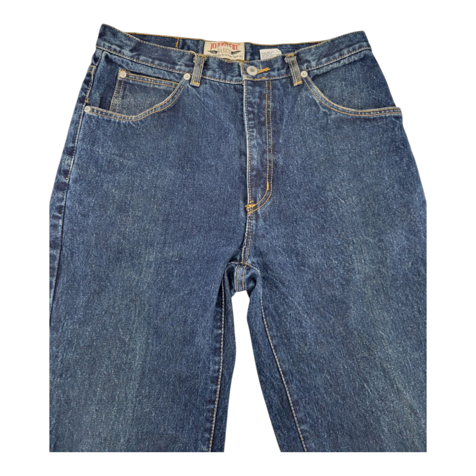 Vintage Jordache Basics Jeans Blue Denim Straight Leg Size 33x34 52992