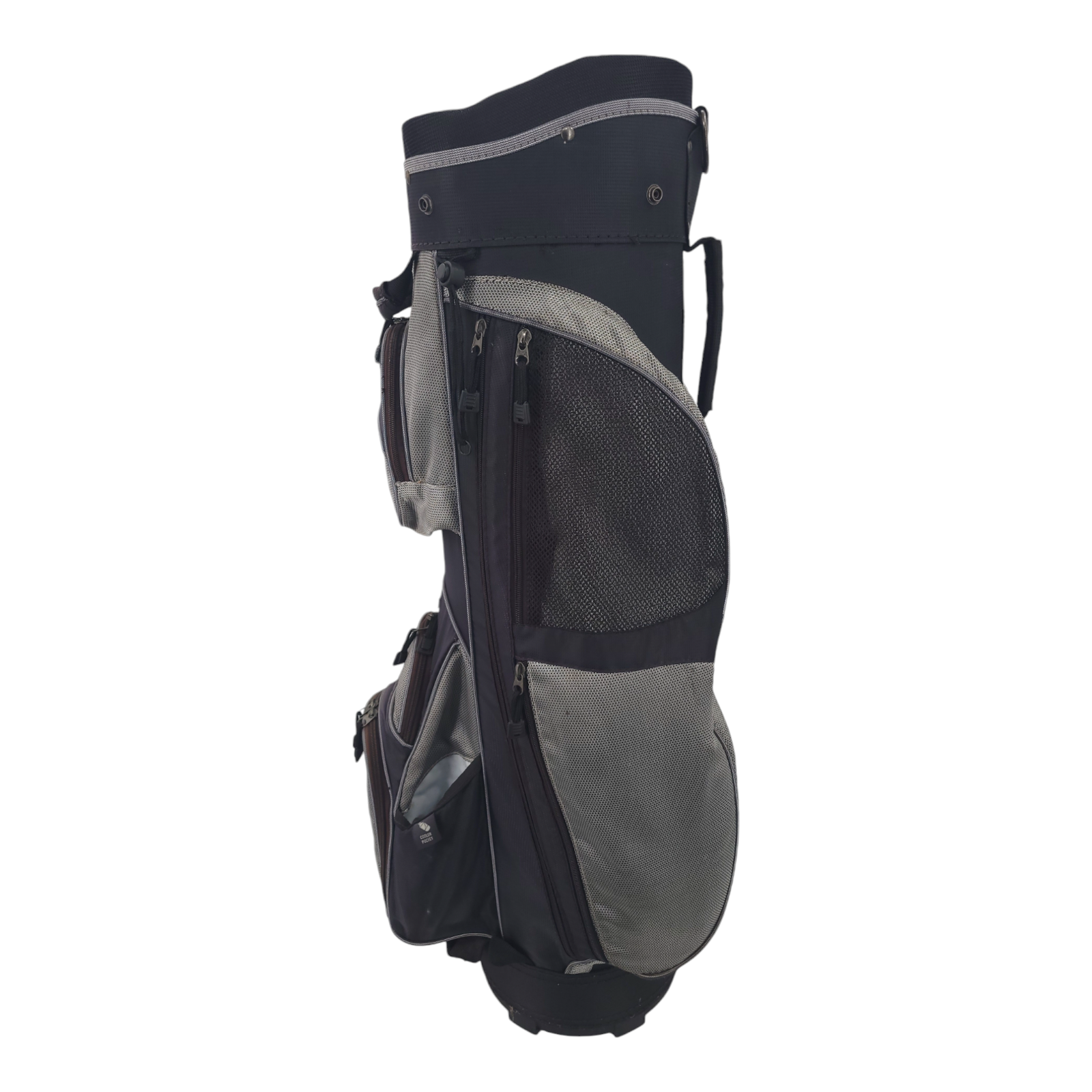 Affinity Golf Cart Stand Bag 14 Way Divider 9 Pockets Black Gray