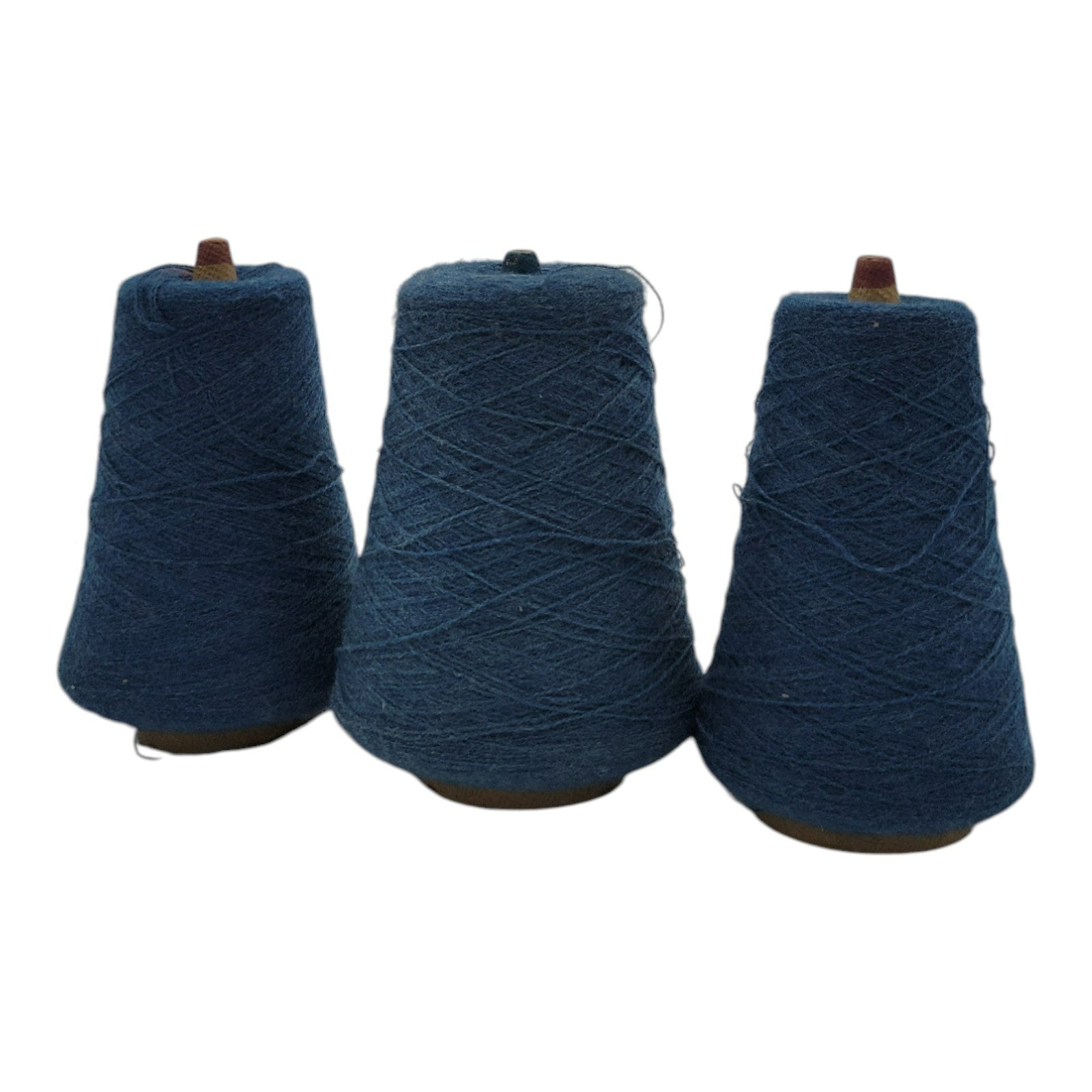 Vintage 1980s Templon 2/24 Betony Heather Yarn Cone Lot of 3