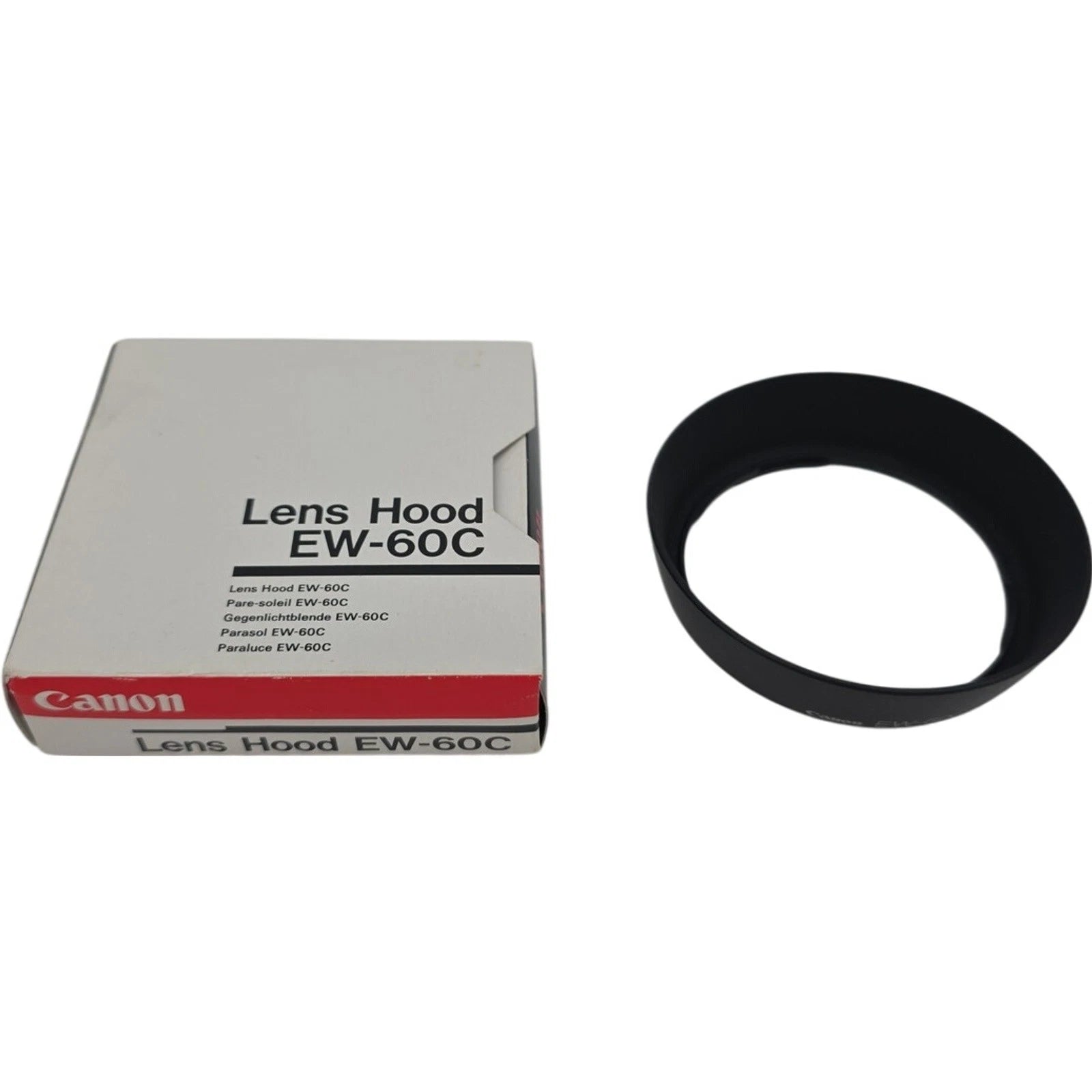 Canon EW-60C Lens Hood 2639A002 for EF-S 18-55mm & EF 28-80mm Lenses with Box