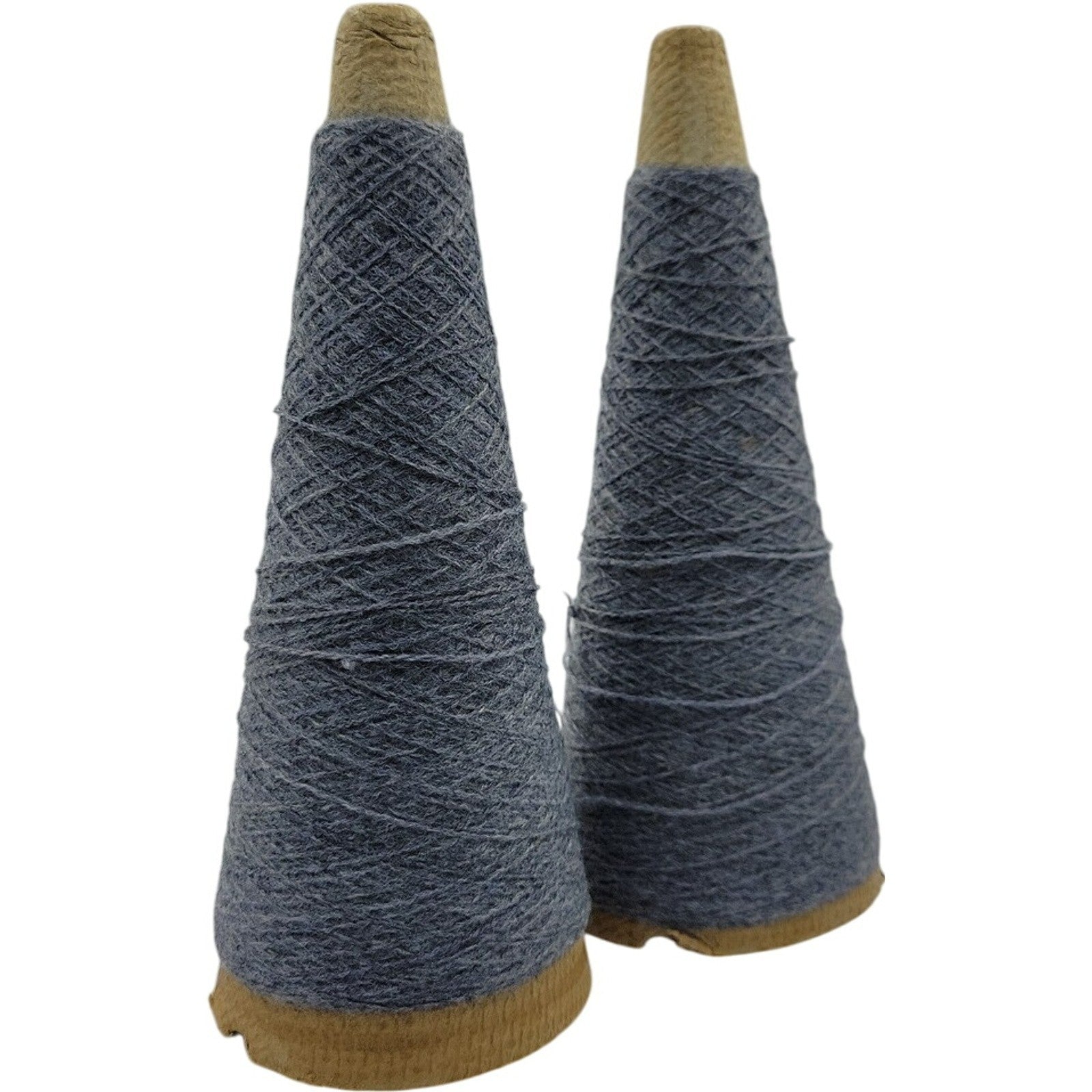Vintage 2/24 Acrylic Weaving Knitting Cone Yarn Medium Oxford Ah501 Lot of 2