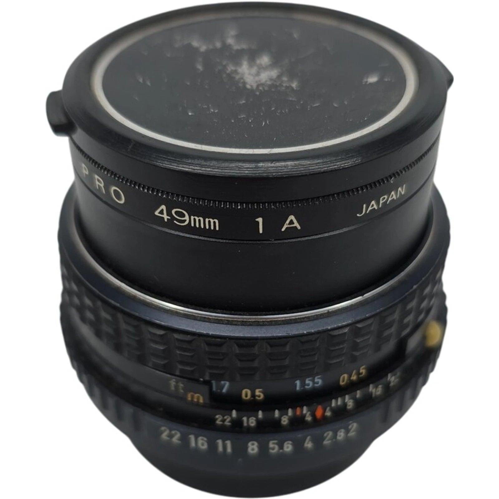 Asahi SMC Pentax-M 50mm f/2 Lens Pro 49mm 1 A Filter K Mount with Caps Vintage