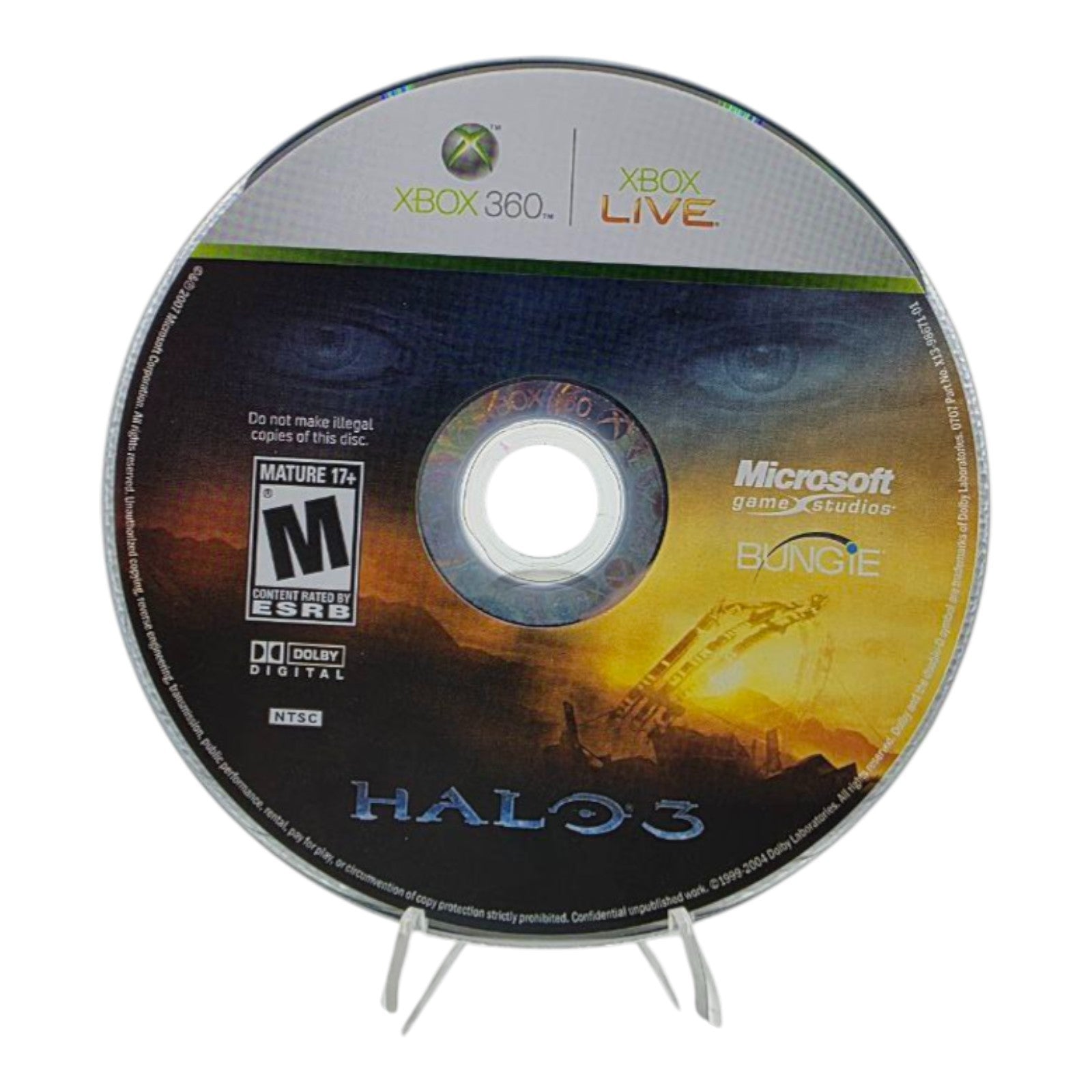Halo 3 Xbox 360 Complete with Manual Bungie FPS Game Tested 2007