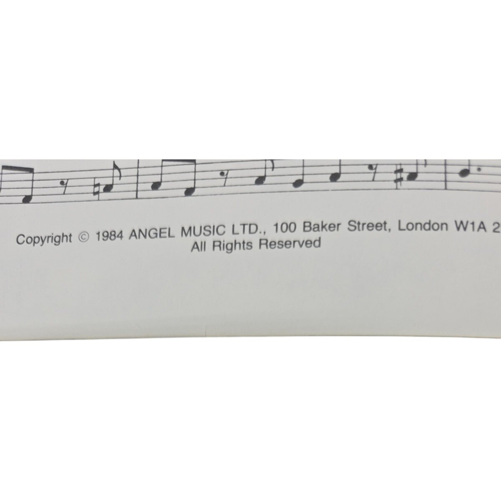Vintage Sade Smooth Operator Sheet Music 1984 Words & Music by Adu and St. John