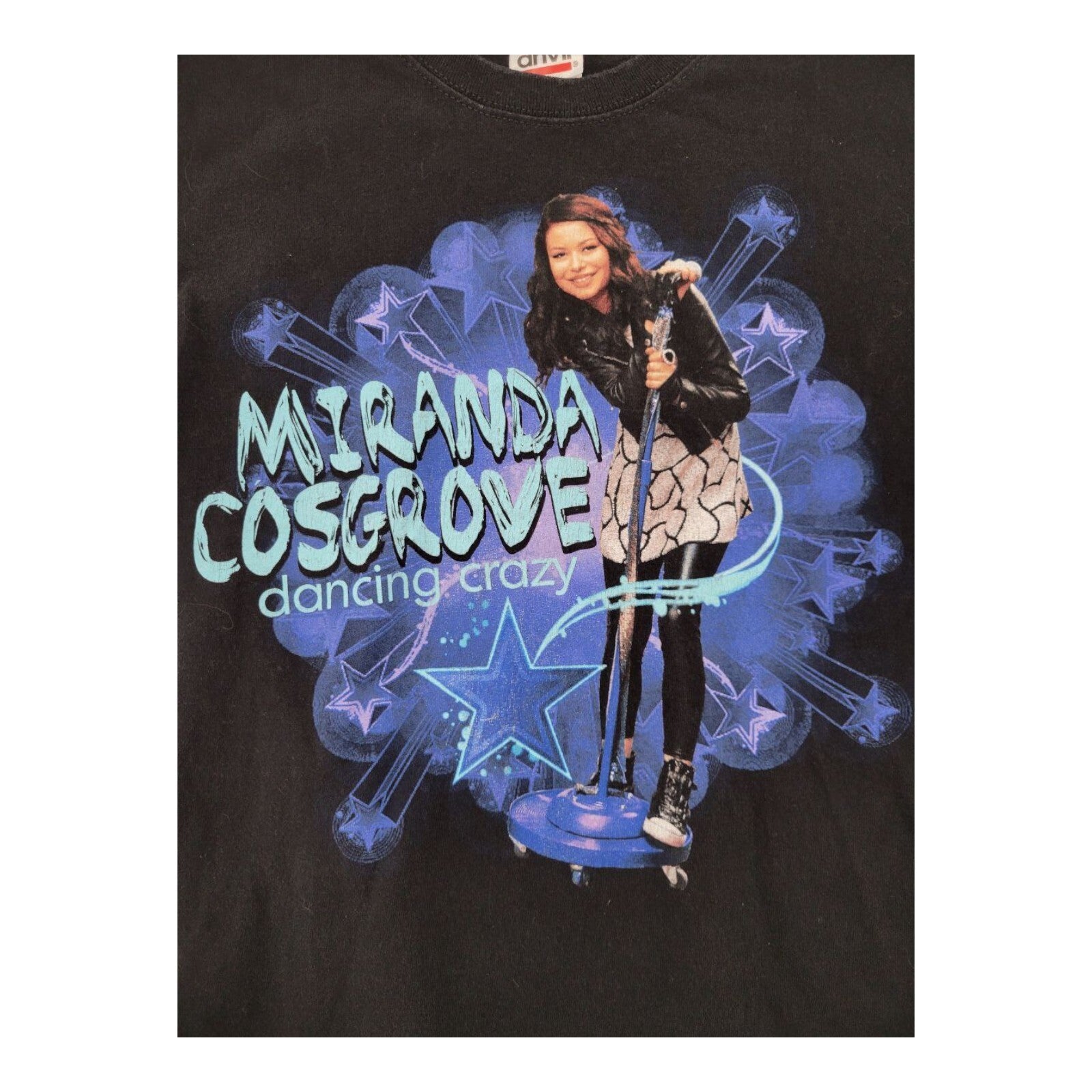 Anvil Miranda Cosgrove Dancing Crazy Tour 2011 Concert T-Shirt Black Youth M