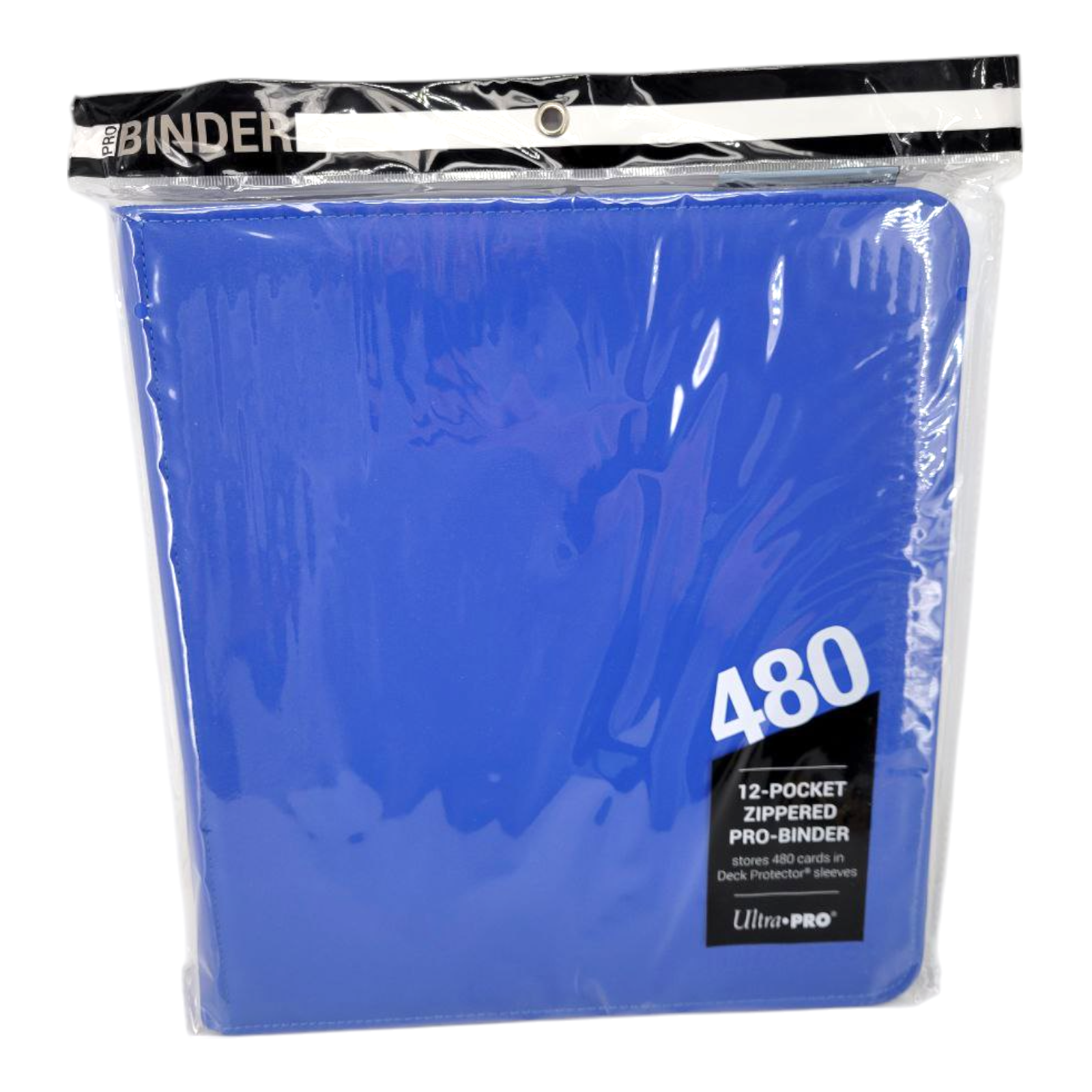 Ultra Pro Vivid 12 Pocket Zippered Pro Binder Blue 480 Card Storage