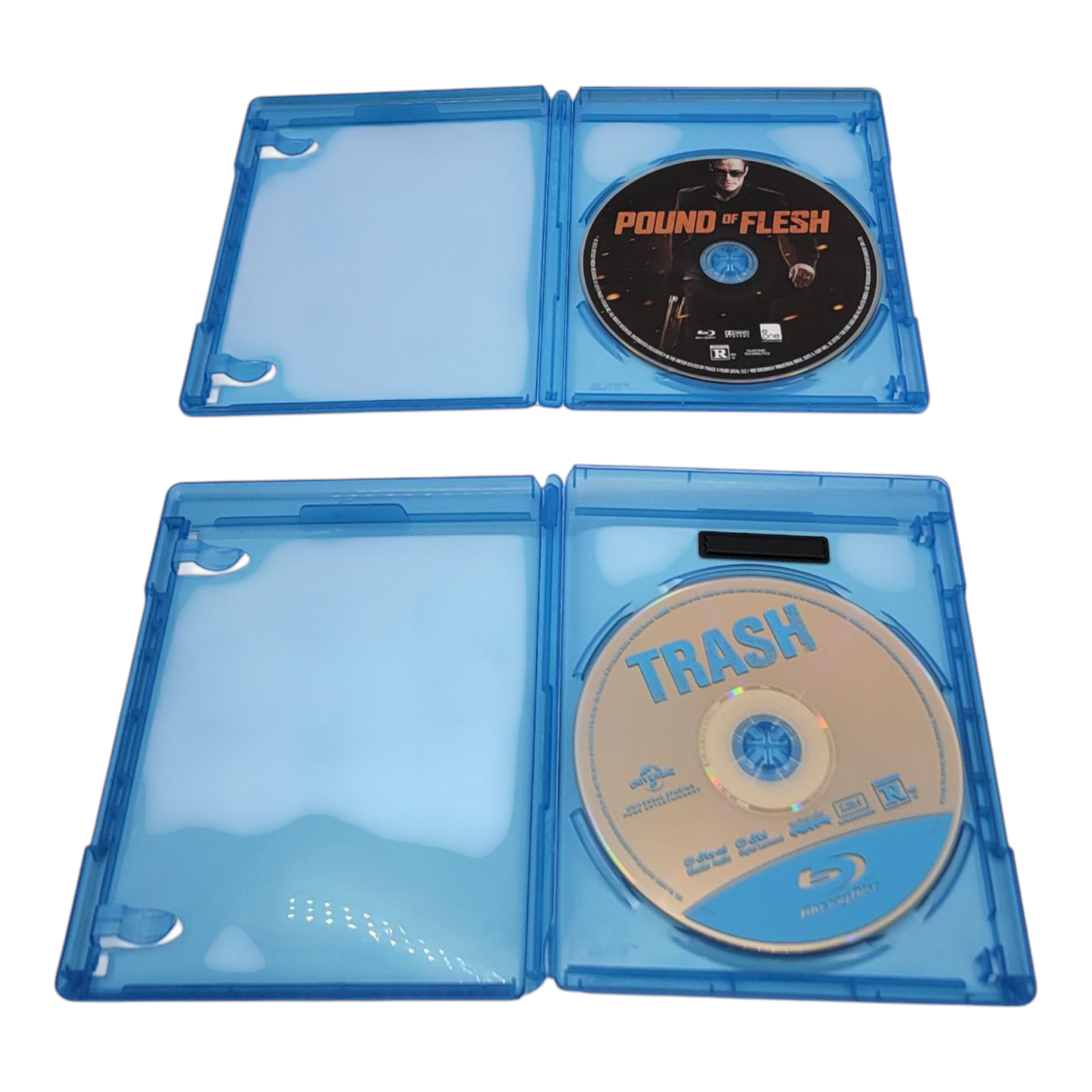 6 DVD and Blu Ray Action Movie Bundle
