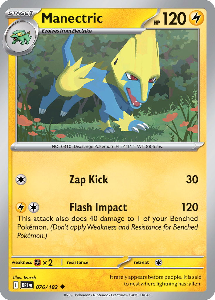 Manectric 76/182 Destined Rivals