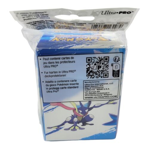 Ultra Pro Pokemon Deck Box and Dividers Greninja Full View TCG Card Protector