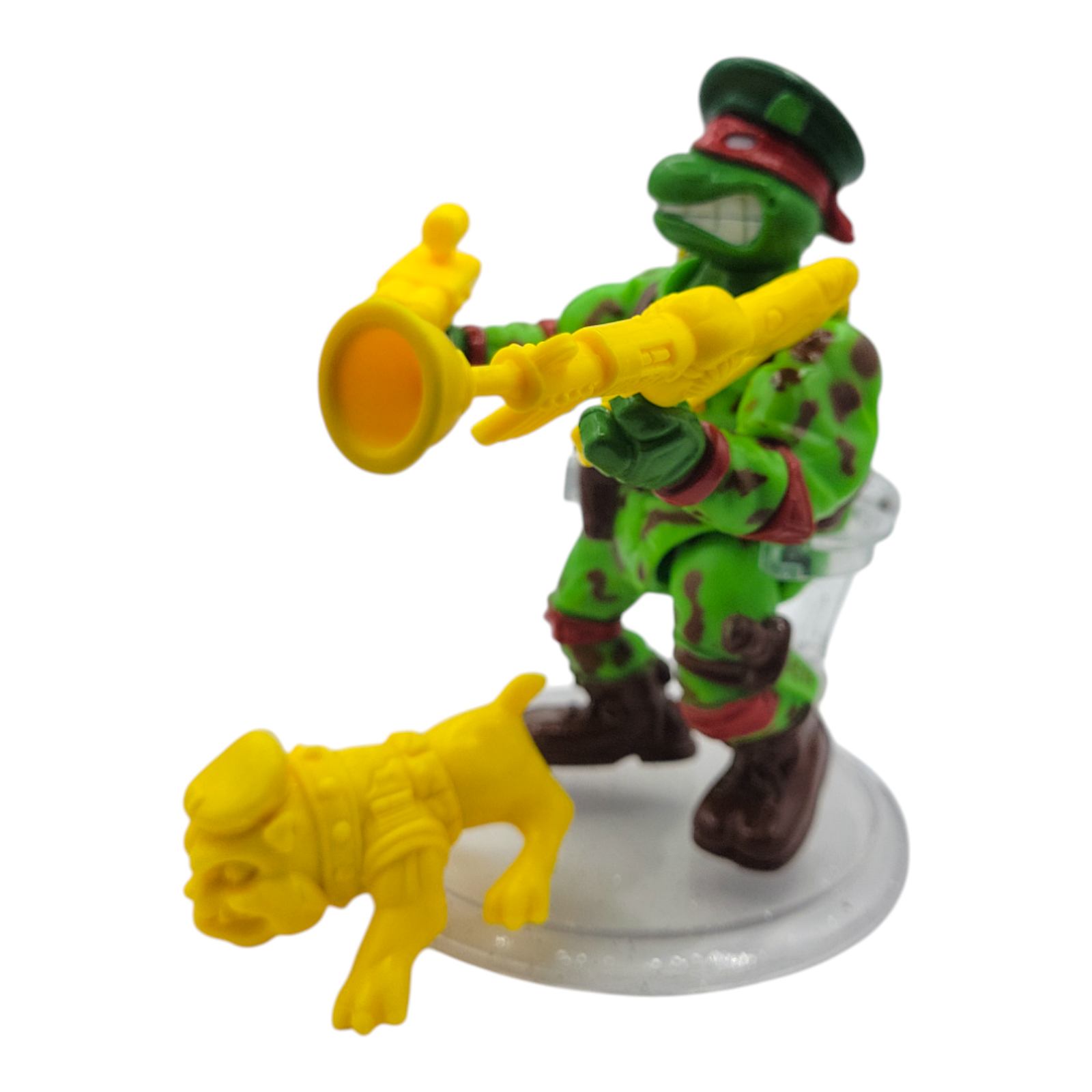 1991 Green Beret Raphael TMNT Teenage Mutant Ninja Turtles Playmates Vintage