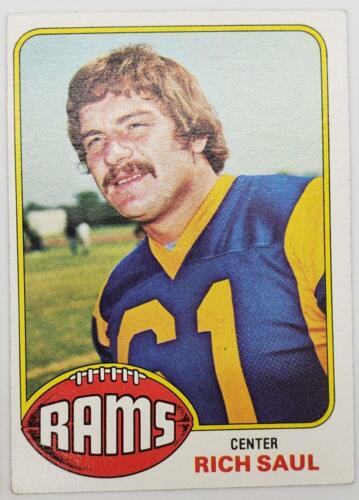 1976 Topps Chewing Gum Football Cards Los Angeles Rams