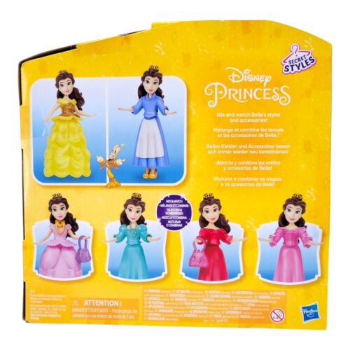 Hasbro Disney Princess Secret Styles Belle Fashion Collection Doll Playset