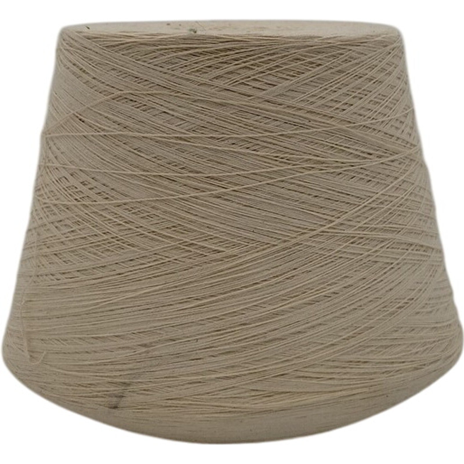 Vintage Tultex Yarns 16/2 14T 8 in Waxed Natural Off-White Weaving Cone Yarn