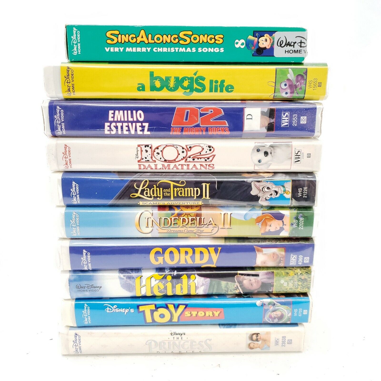 Walt Disney Home Video VHS Lot of 10