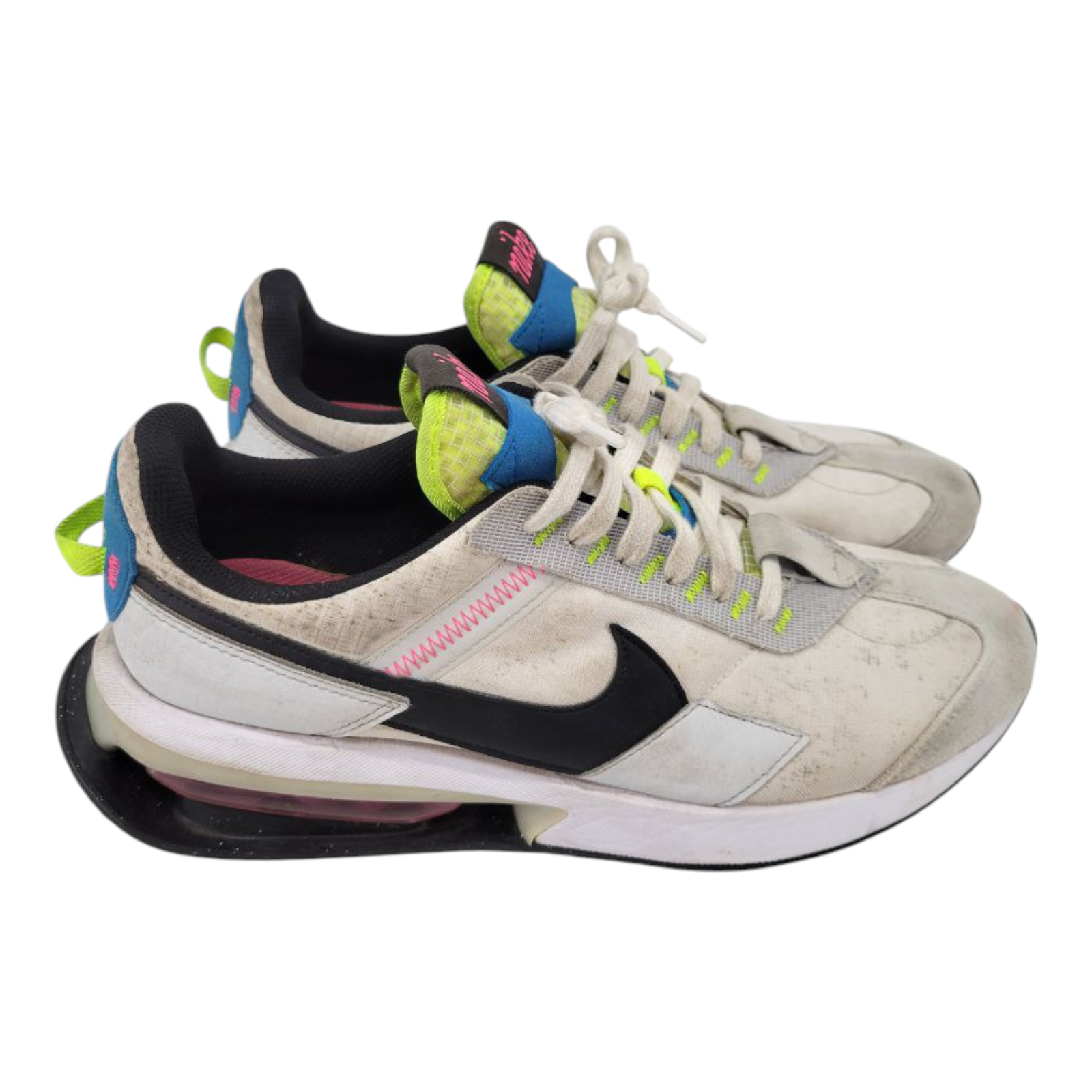 Nike Air Max Pre-Day DZ4399-100 White Pure Paltinum Volt Mens Size 11.5