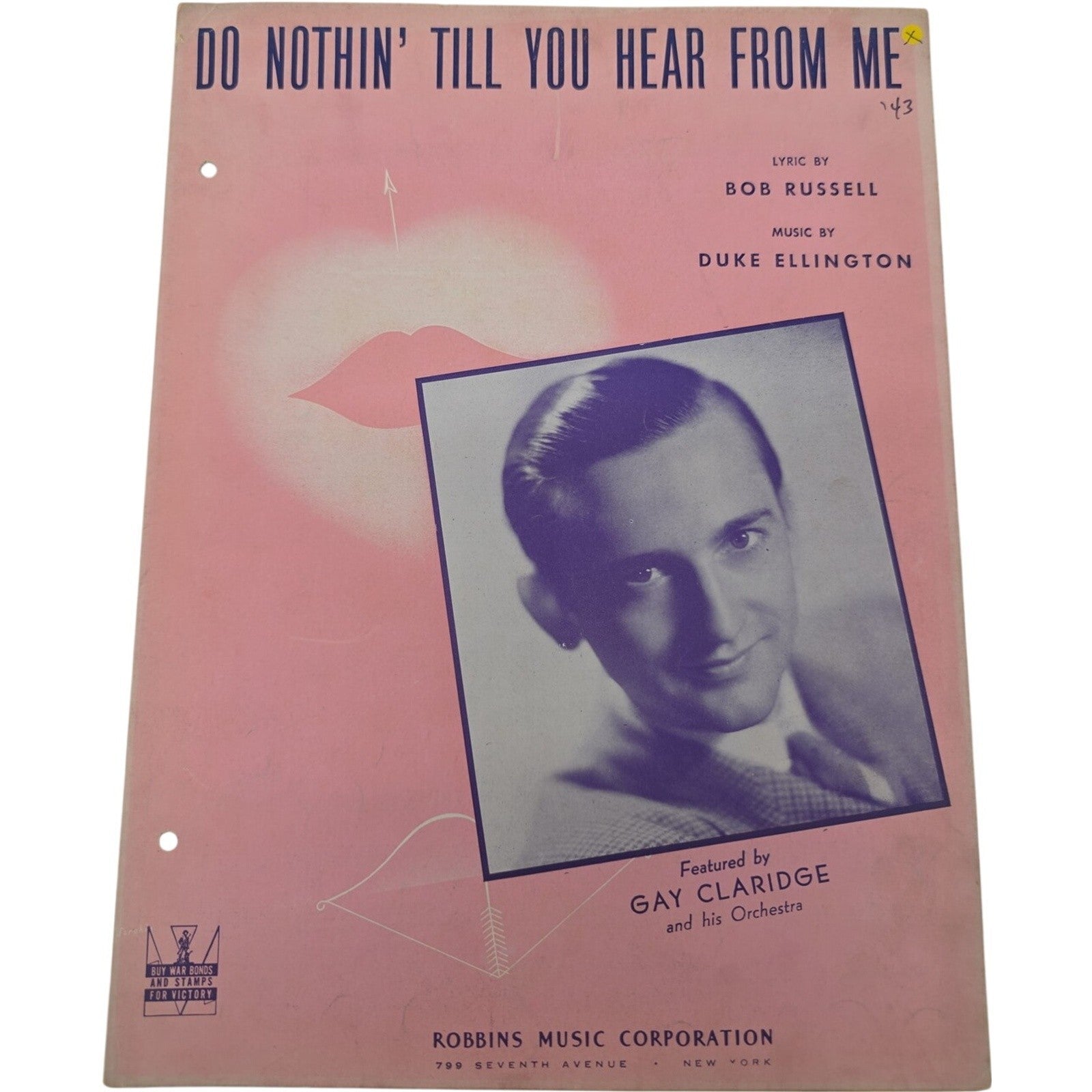 1943 Sheet Music Do Nothin’ Till You Hear from Me by Duke Ellington Bob Russell