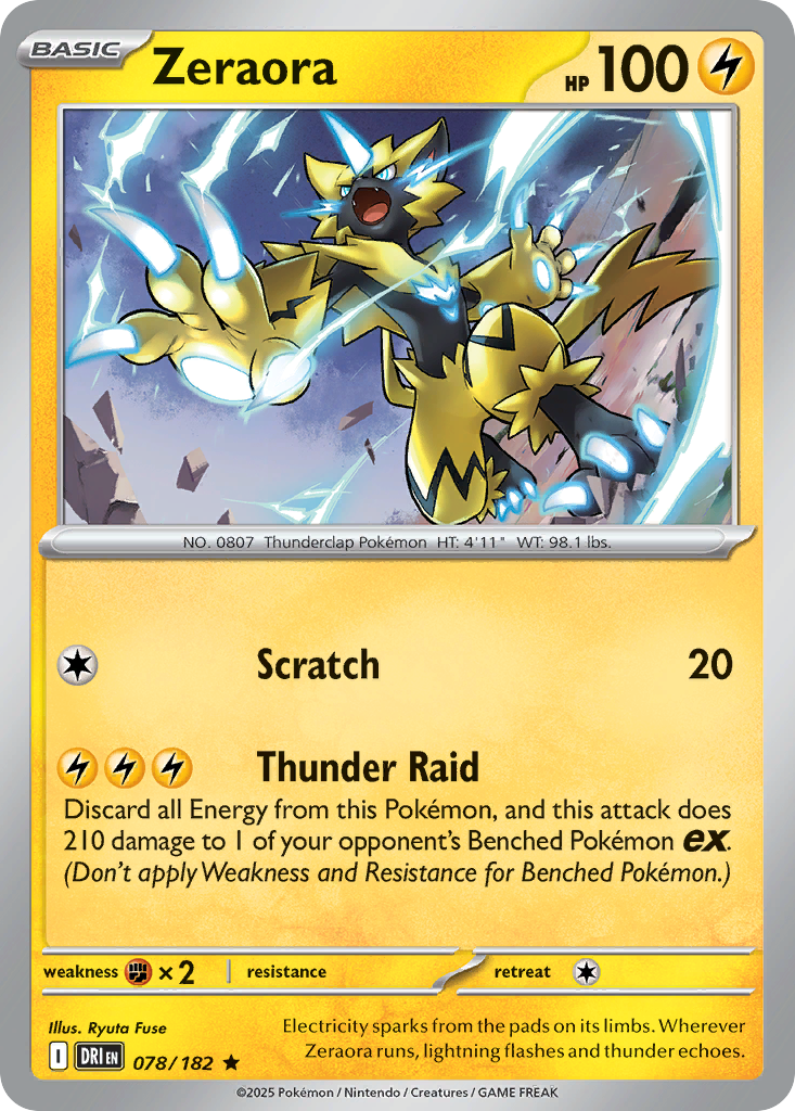 Zeraora 78/182 Destined Rivals