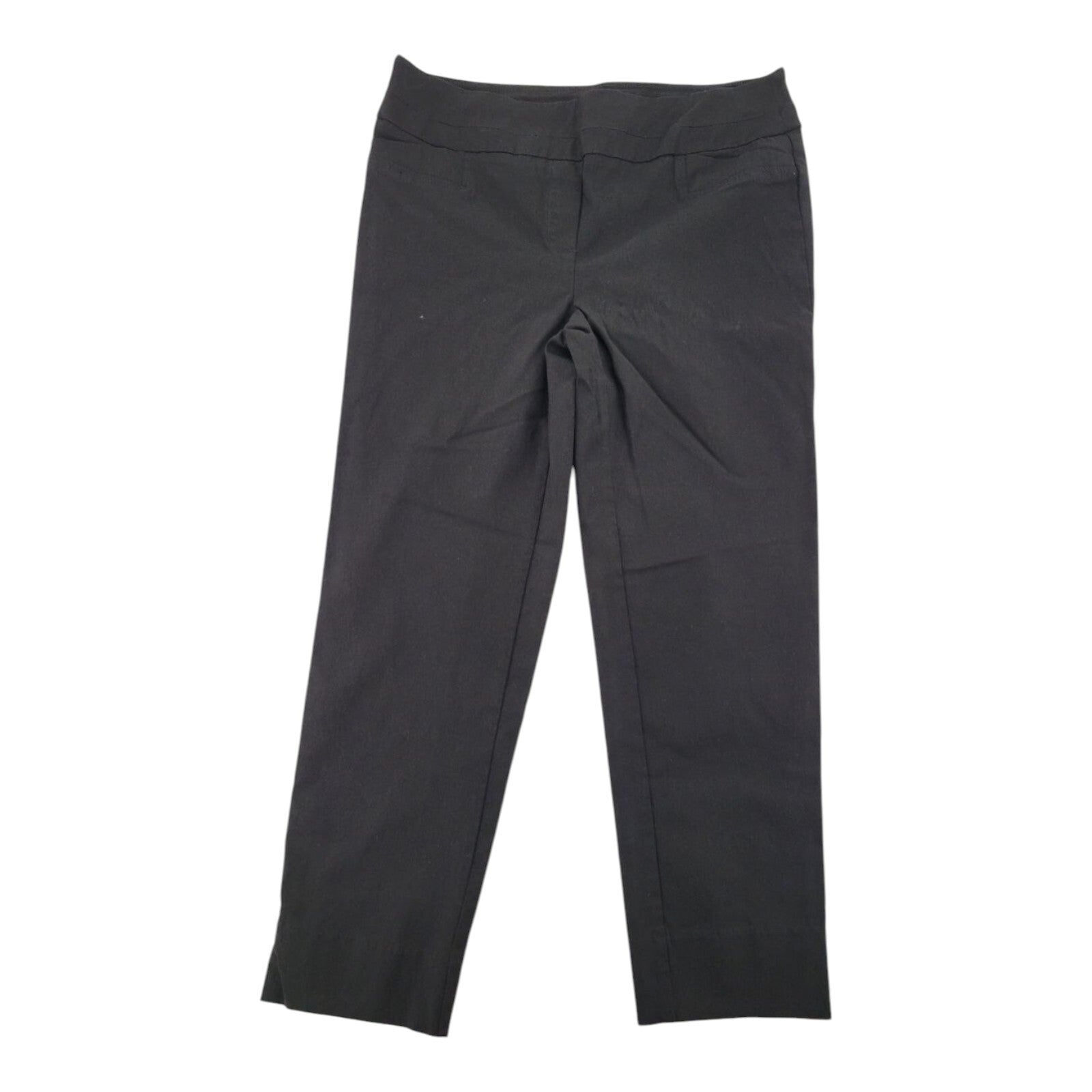 Zac & Rachel Petite Black Pull On Stretch Pants Rayon Blend Womens Size 8P