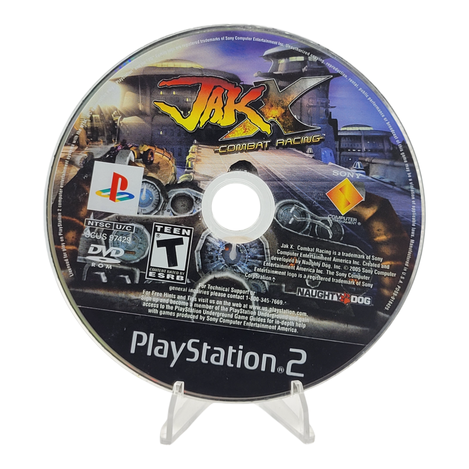 Sony PlayStation 2 Jak X Combat Racing Greatest Hits 2006 Game Disc Only