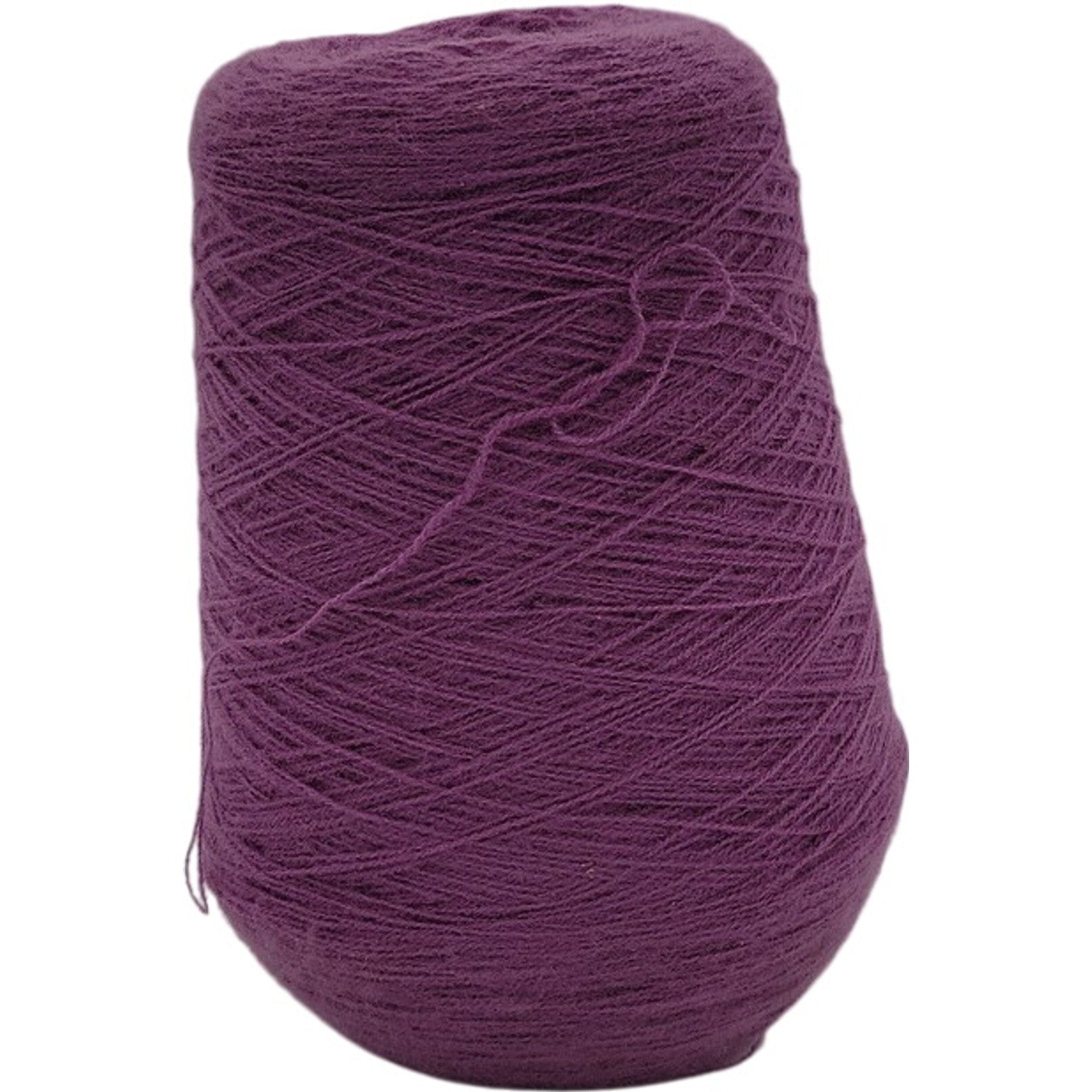 Vintage Phoenix Dye Works Grape Purple Knit Crochet Acrylic Cone Yarn 384721