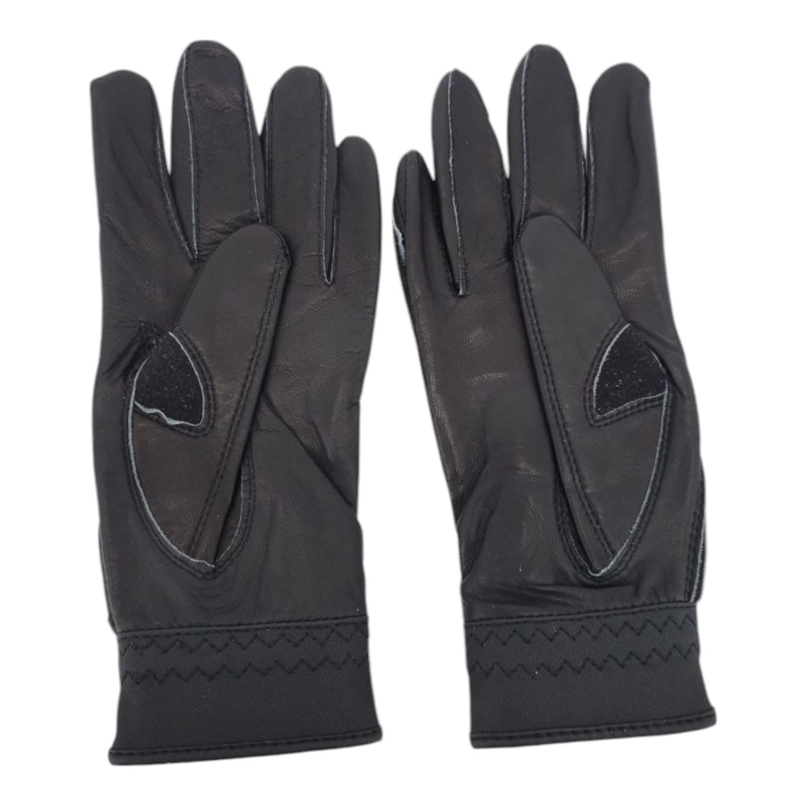 HJ Glove Winter Performance Ladies Small Fleece Leather Golf Gloves Black