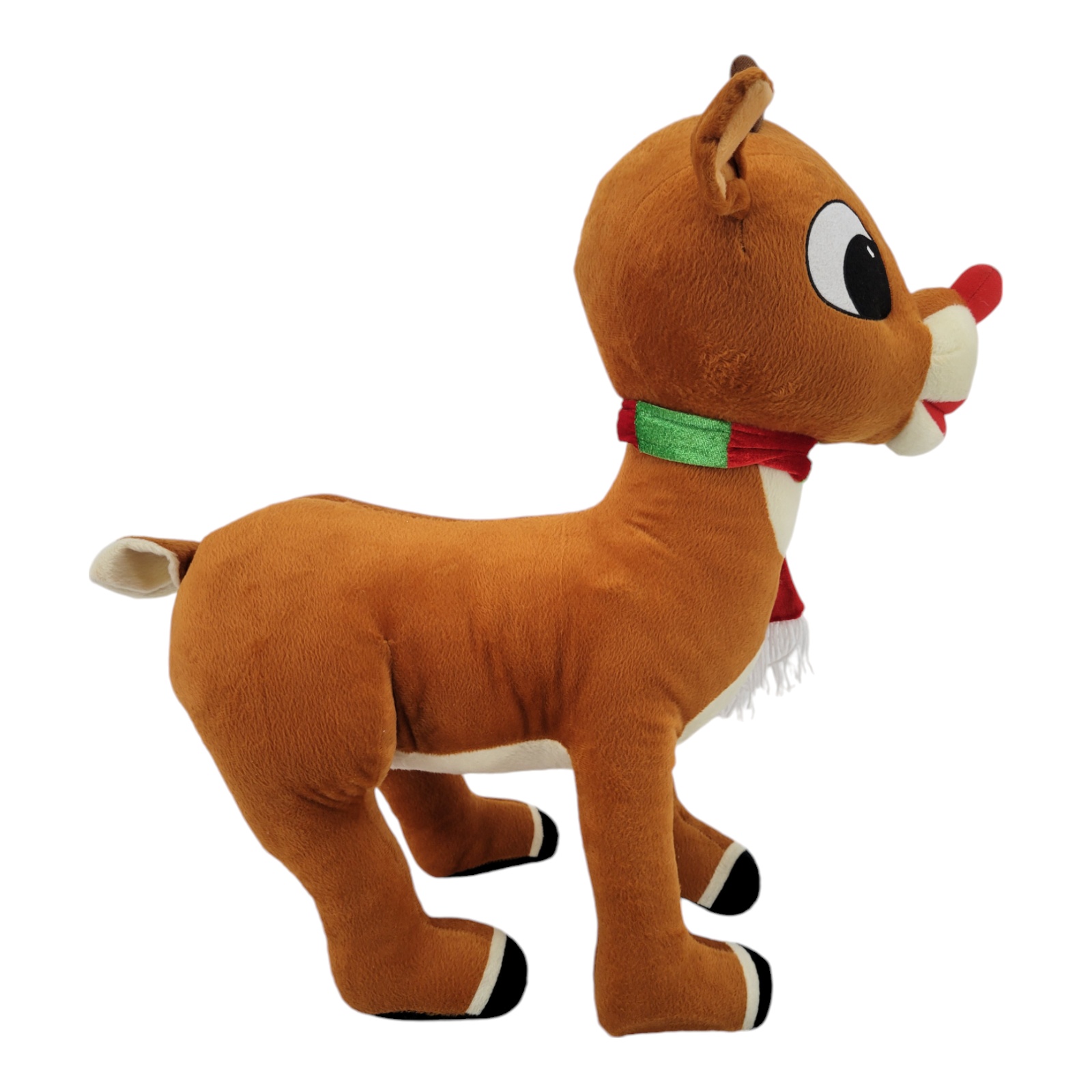 Gemmy Christmas Rudolph Red Nose Reindeer 23" Plush Holiday Decoration