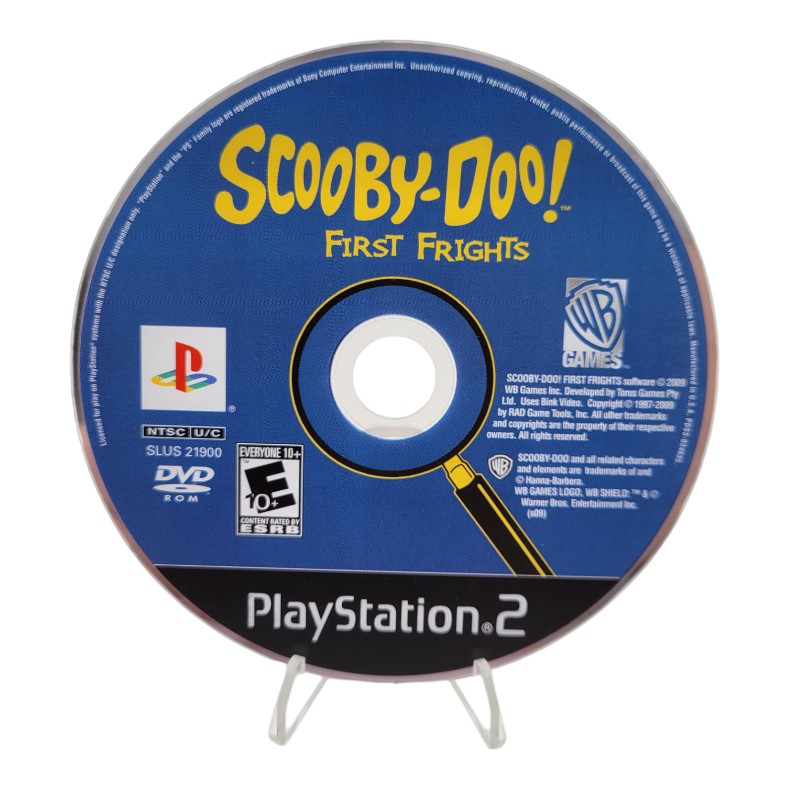 WB Games Scooby-Doo First Frights PlayStation 2 PS2 2009 Mystery Game