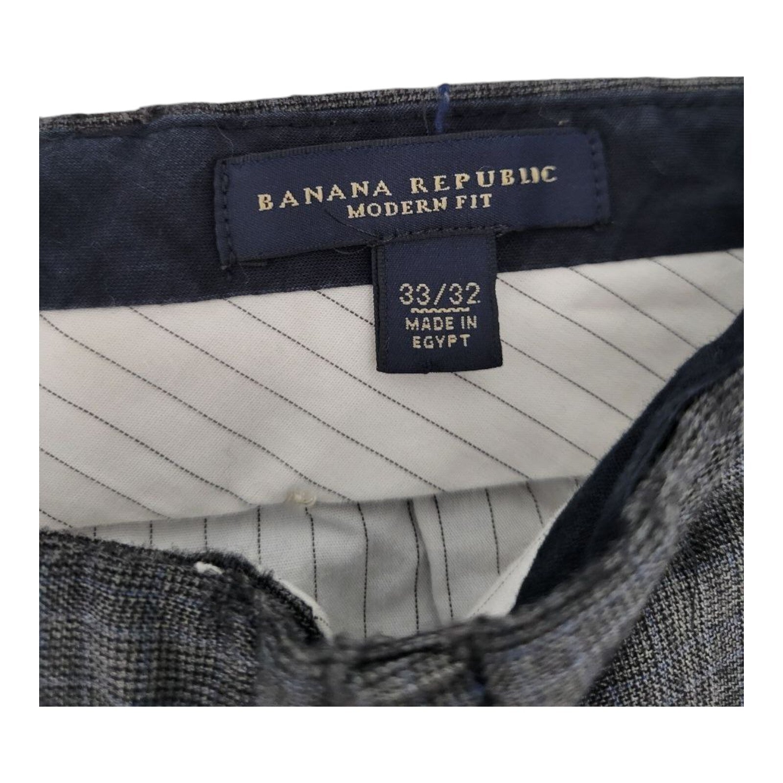Banana Republic Modern Fit Gray Dress Pants Mens Size 33x32