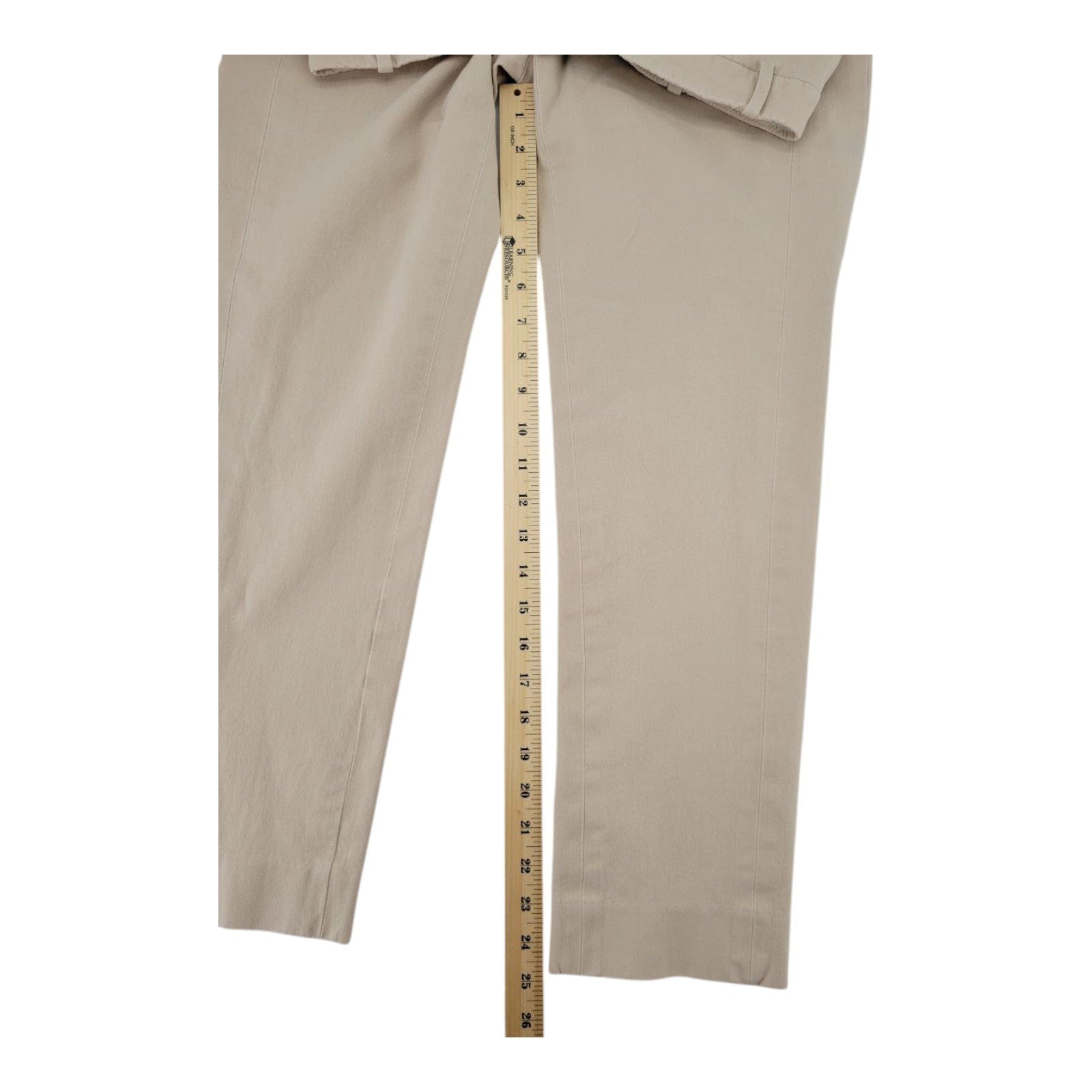 J Crew Maddie Beige Slim Fit Dress Pants Flat Front Womens Size 8