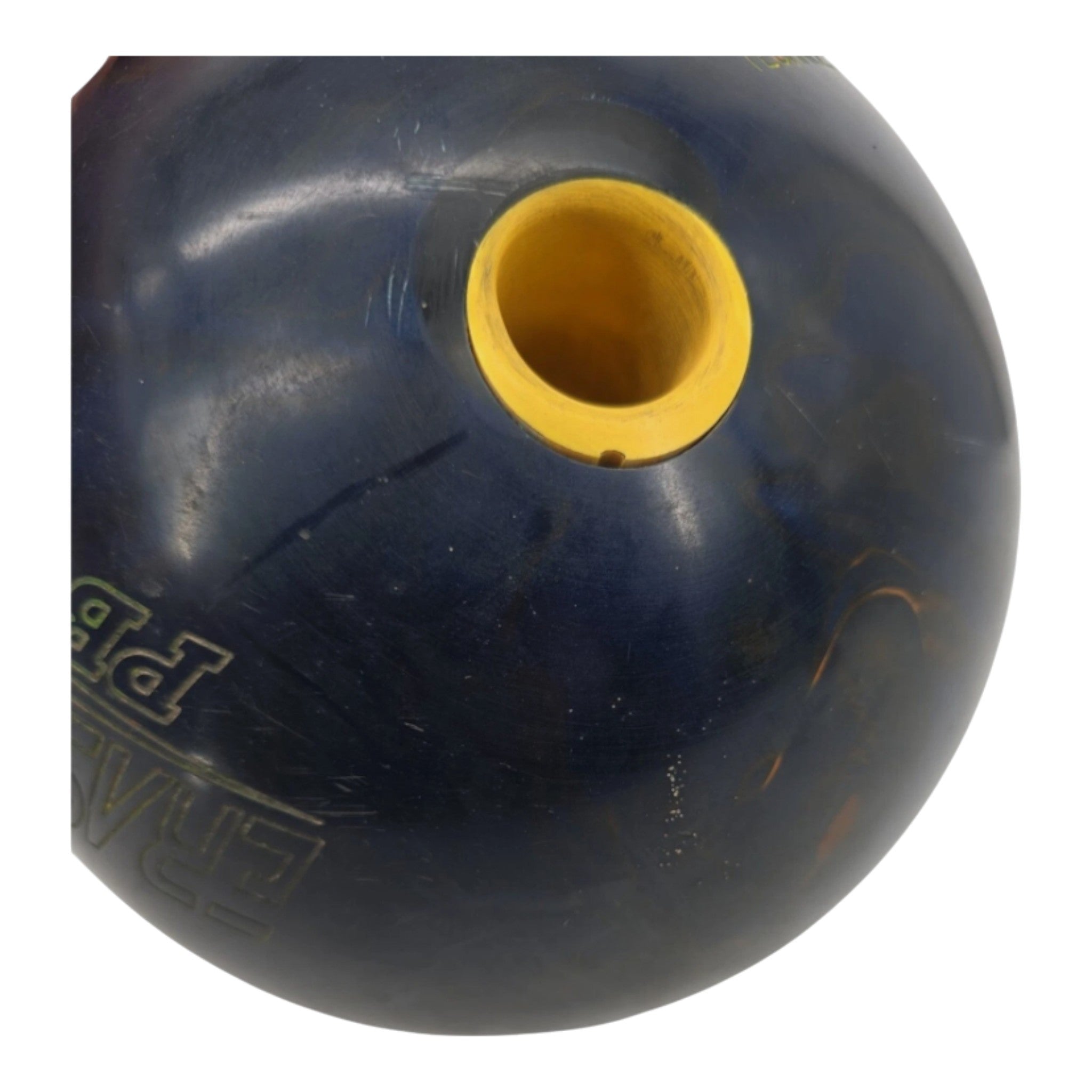 Storm Eraser PBT Power Ball Technology Bowling Ball Blue Orange Swirl Made in US