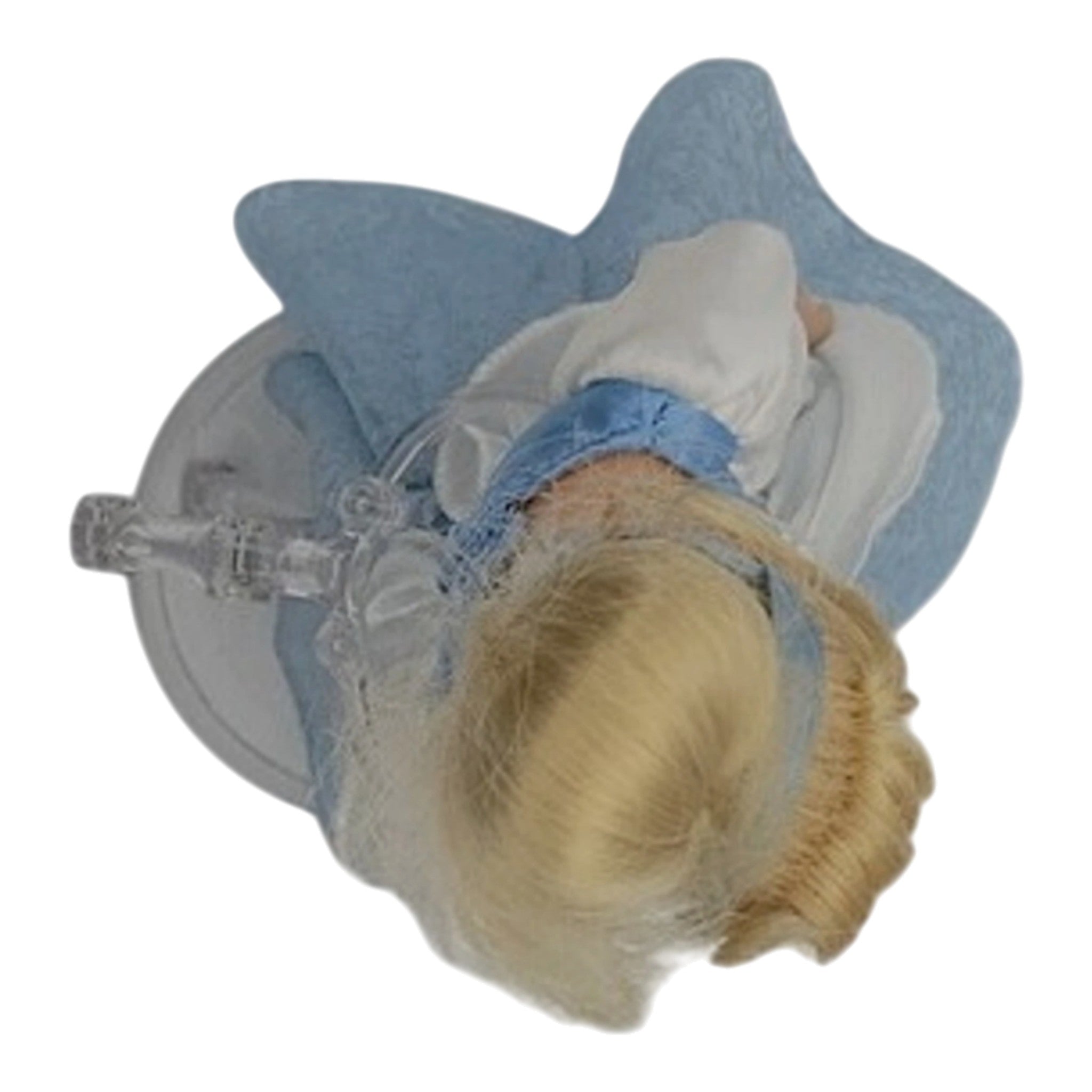 Disney Cinderella Princess Fashion Doll Blue Dress Blonde Hair with headband