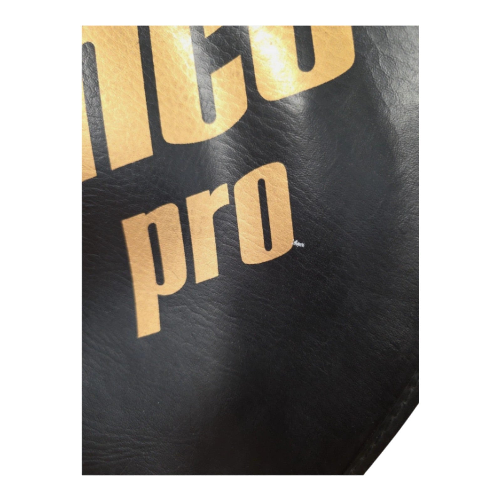 Prince Pro Vintage Tennis Racquet Cover Black with Gold Logo Cover Only