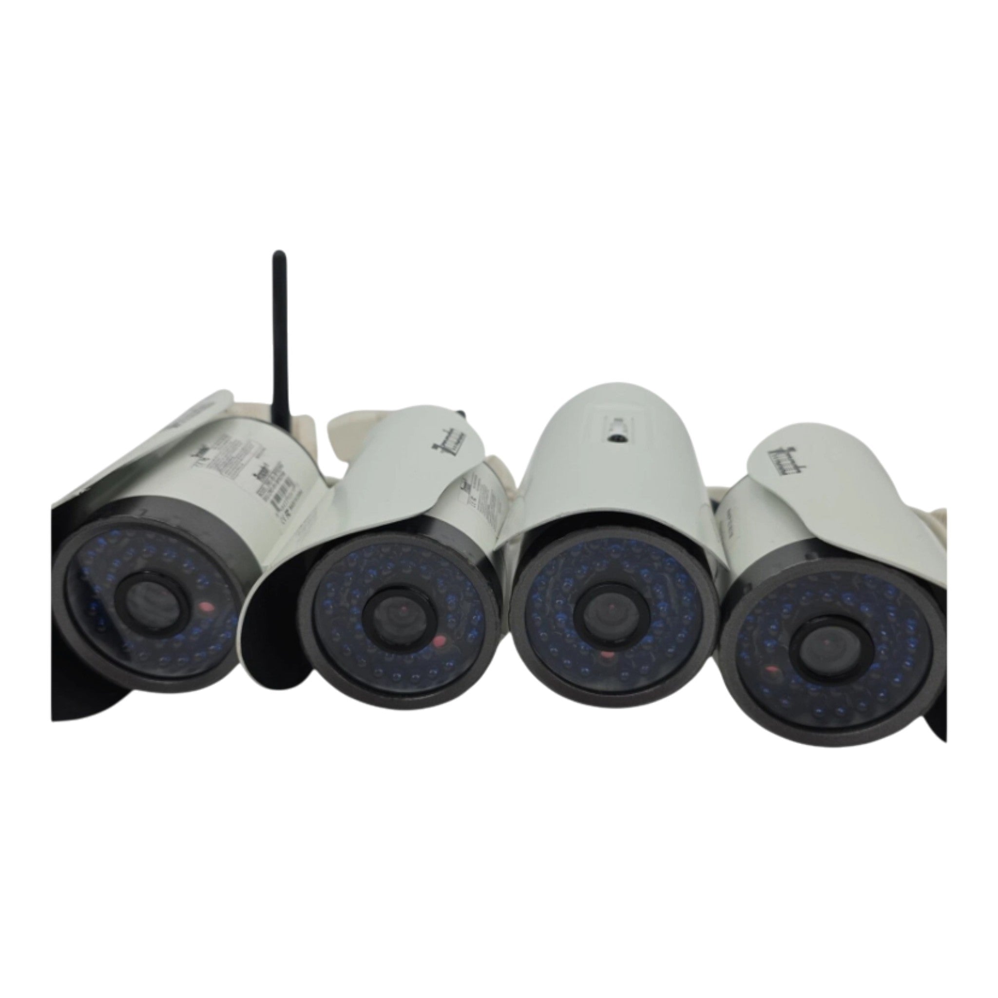 Zmodo ZMD-ISV-BFS23NM Wi-Fi Hi-Reso Outdoor Security Camera Lot of 4 w/ Mounts