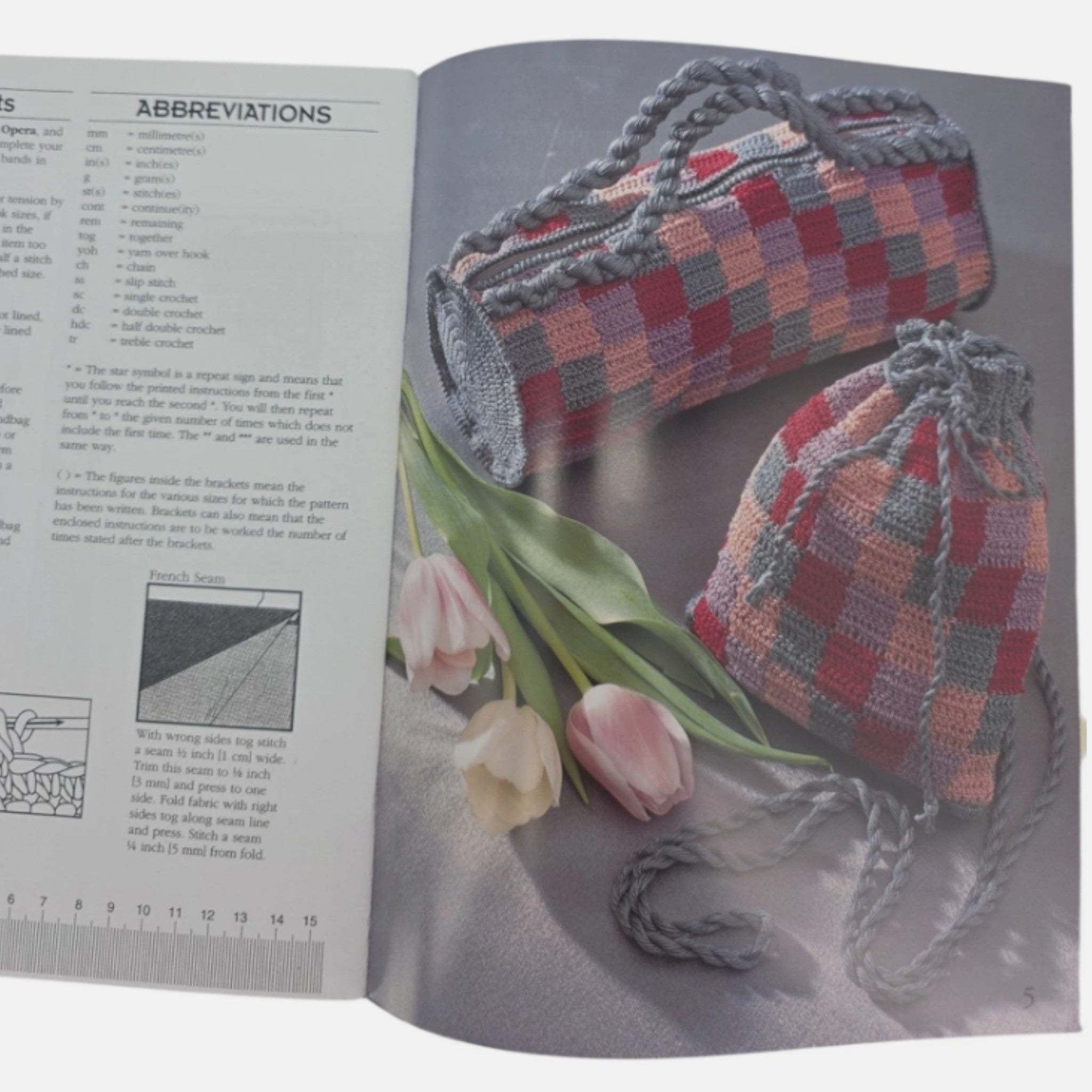 Coats Opera Crochet Cotton Pattern Lot Song of Spring & Charming Handbags