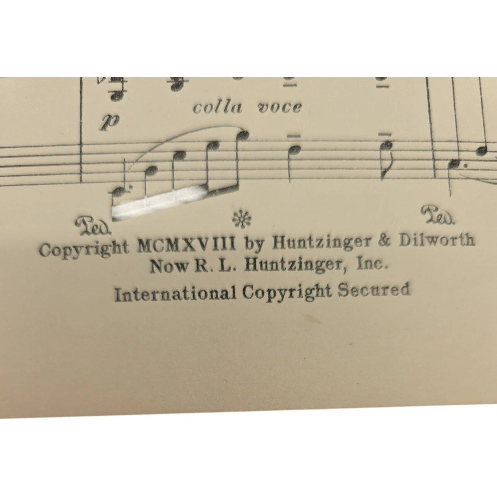 Vintage 1930s Sheet Music The Mither Heart by William Stickles