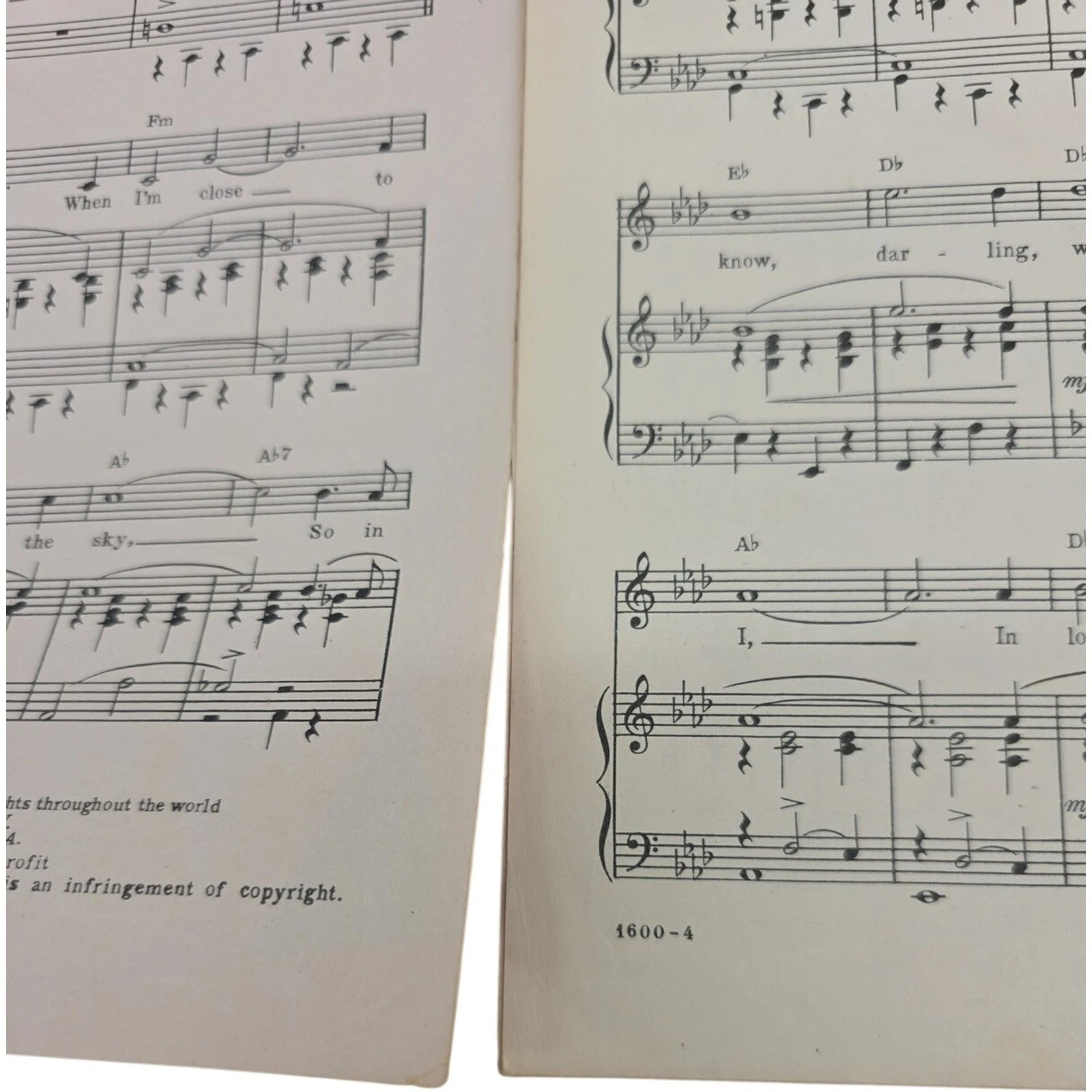Kiss Me Kate A Musical Comedy by Cole Porter Vintage 1948 Sheet Music
