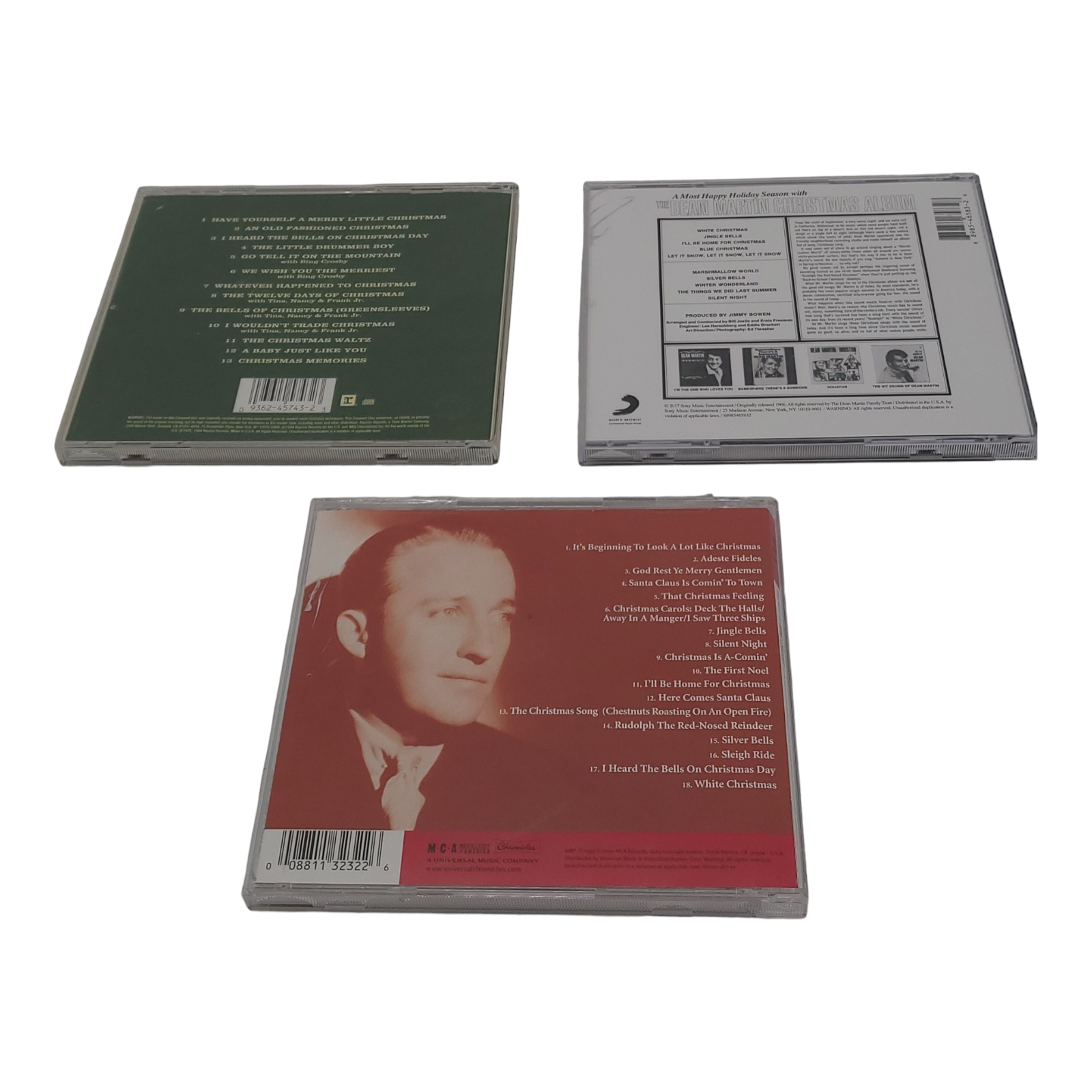 Frank Sinatra Dean Martin Bing Crosby Christmas 3 CD Music Bundle