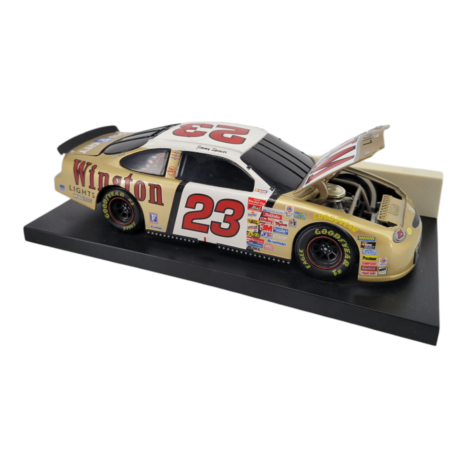 1999 Jimmy Spencer #23 Winston Lights Taurus Diecast 1:24 8" Limited Edition