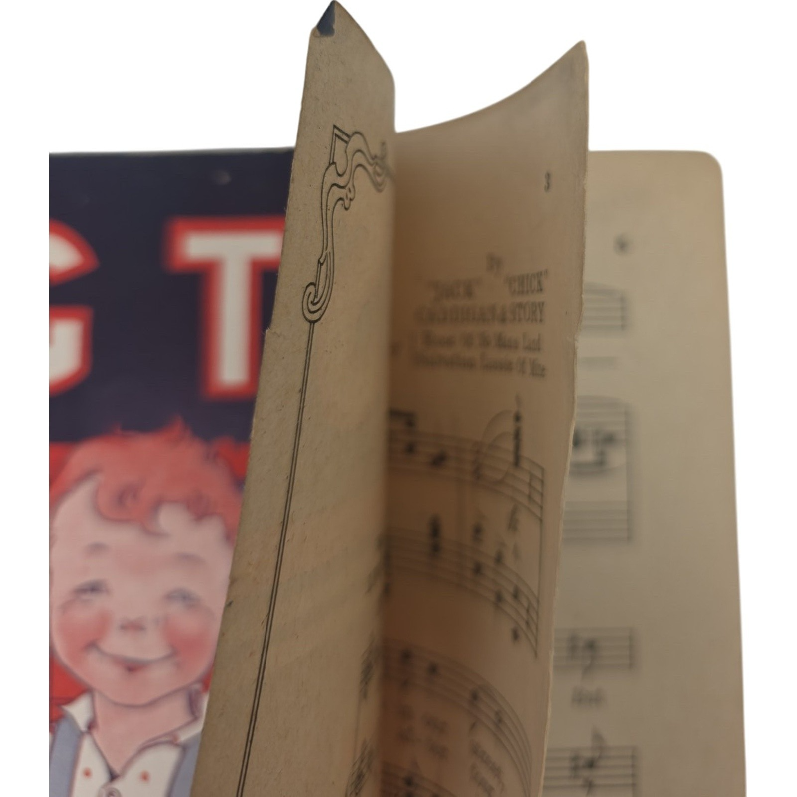 1920 Vintage Sheet Music Ding Toes Caddigan and Story Sung by Francis White