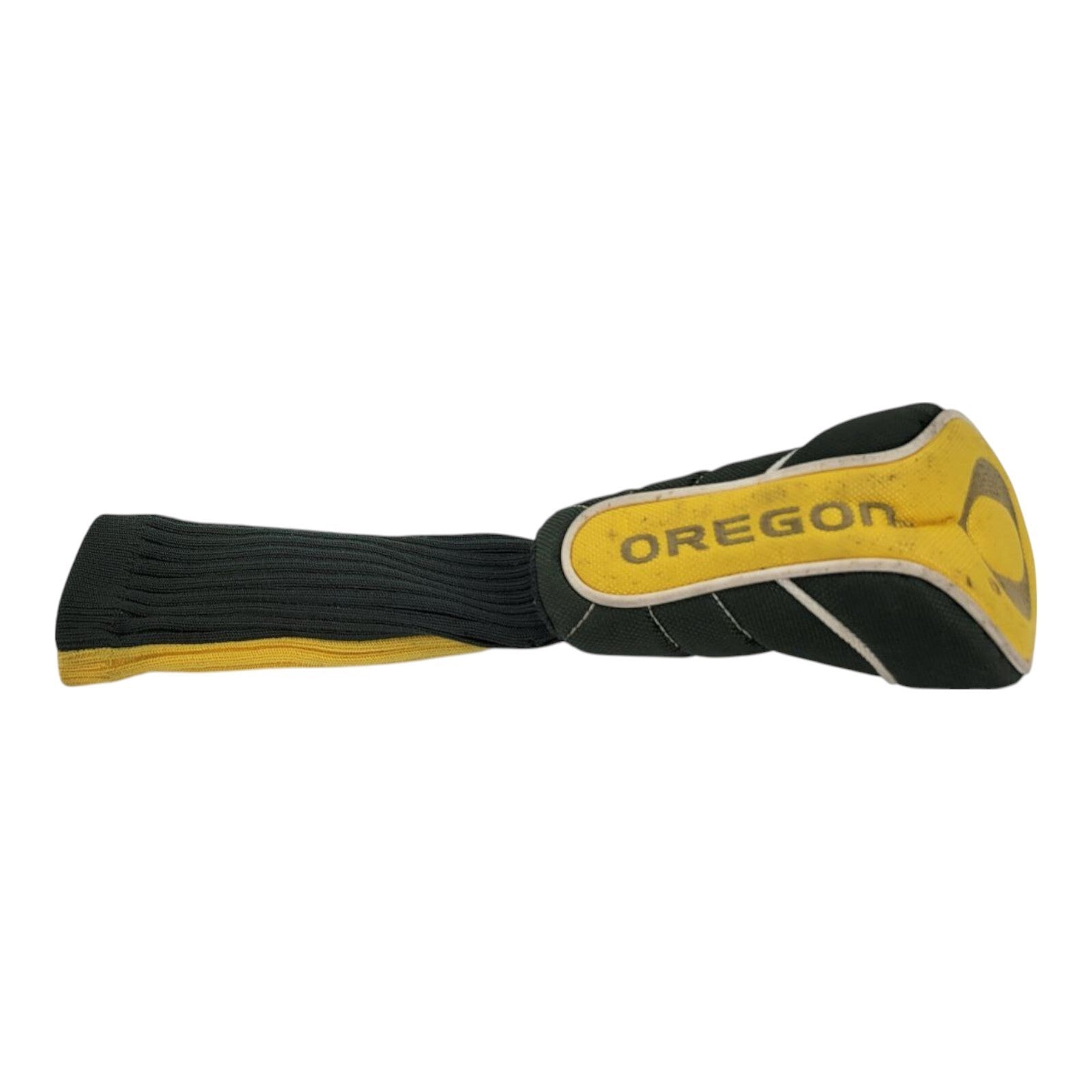 NCAA Oregon Ducks Driver Golf Club Headcover Sock Style Knit Green Yellow Cover