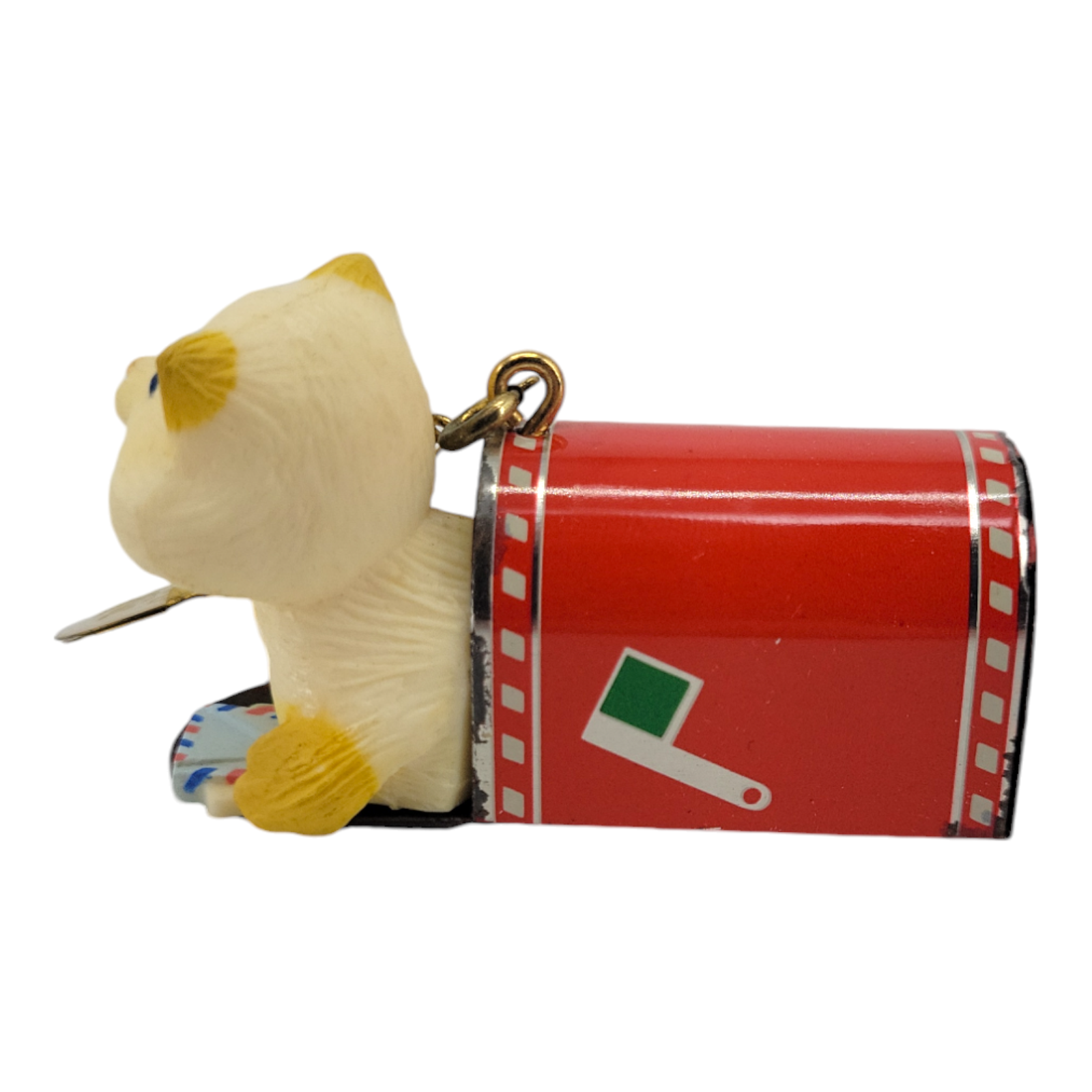 1983 Hallmark Keepsake Ornament Mailbox Kitten Cat Collectible Holiday Decor
