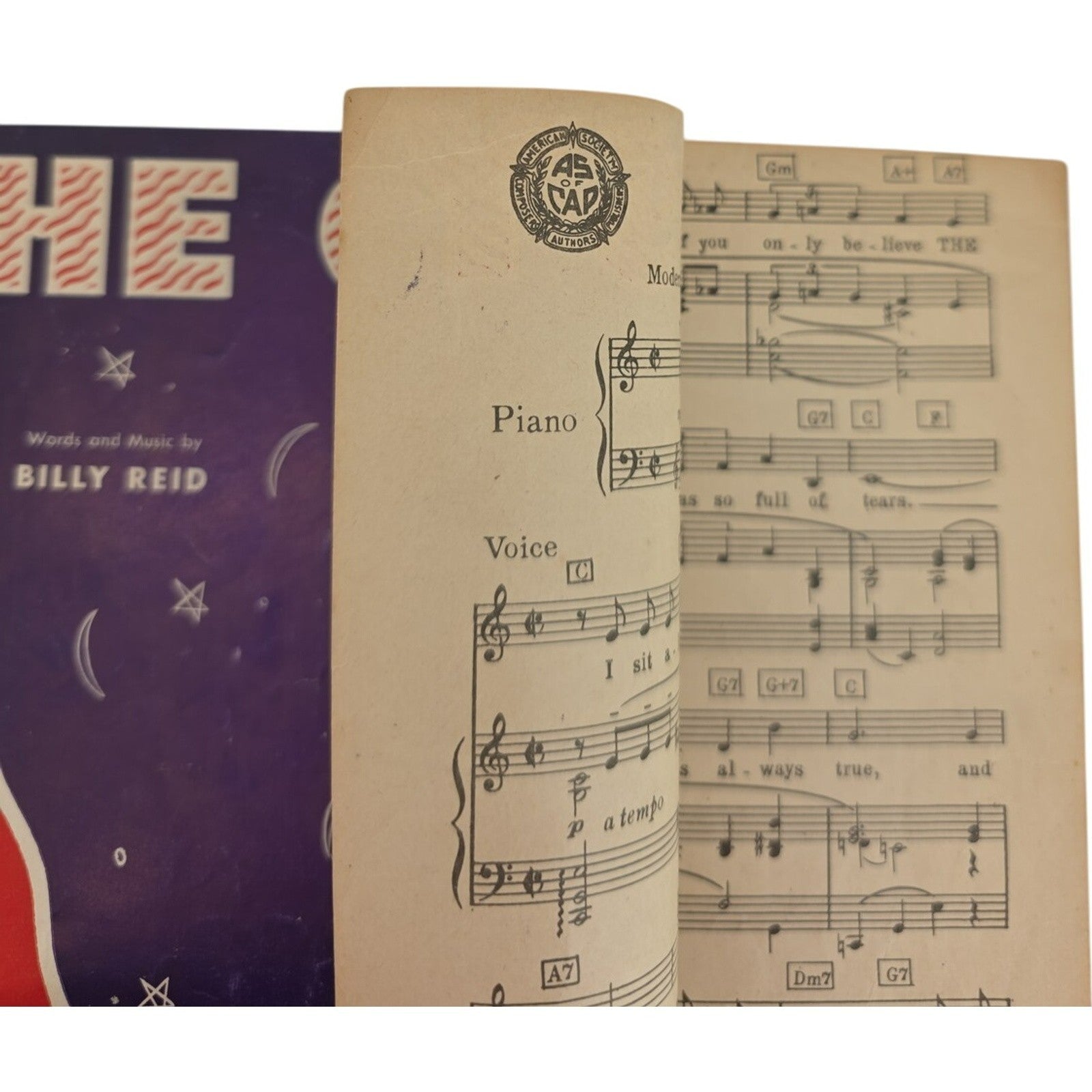 Vintage 1946 The Gypsy Words And Music By Billy Reid Sheet Music