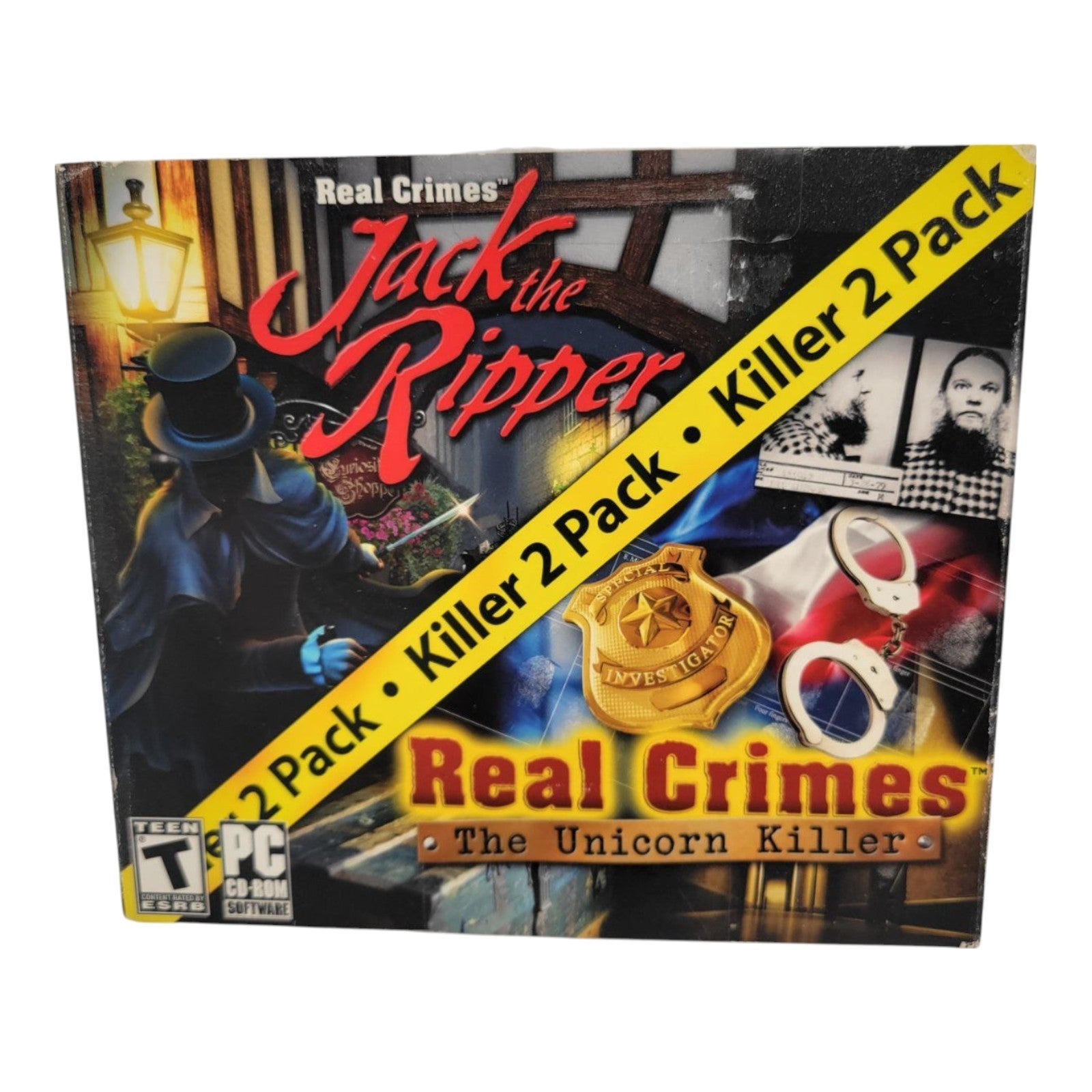Real Crimes Jack The Ripper The Unicorn Killer 2 Game Pack PC Game Disk Only