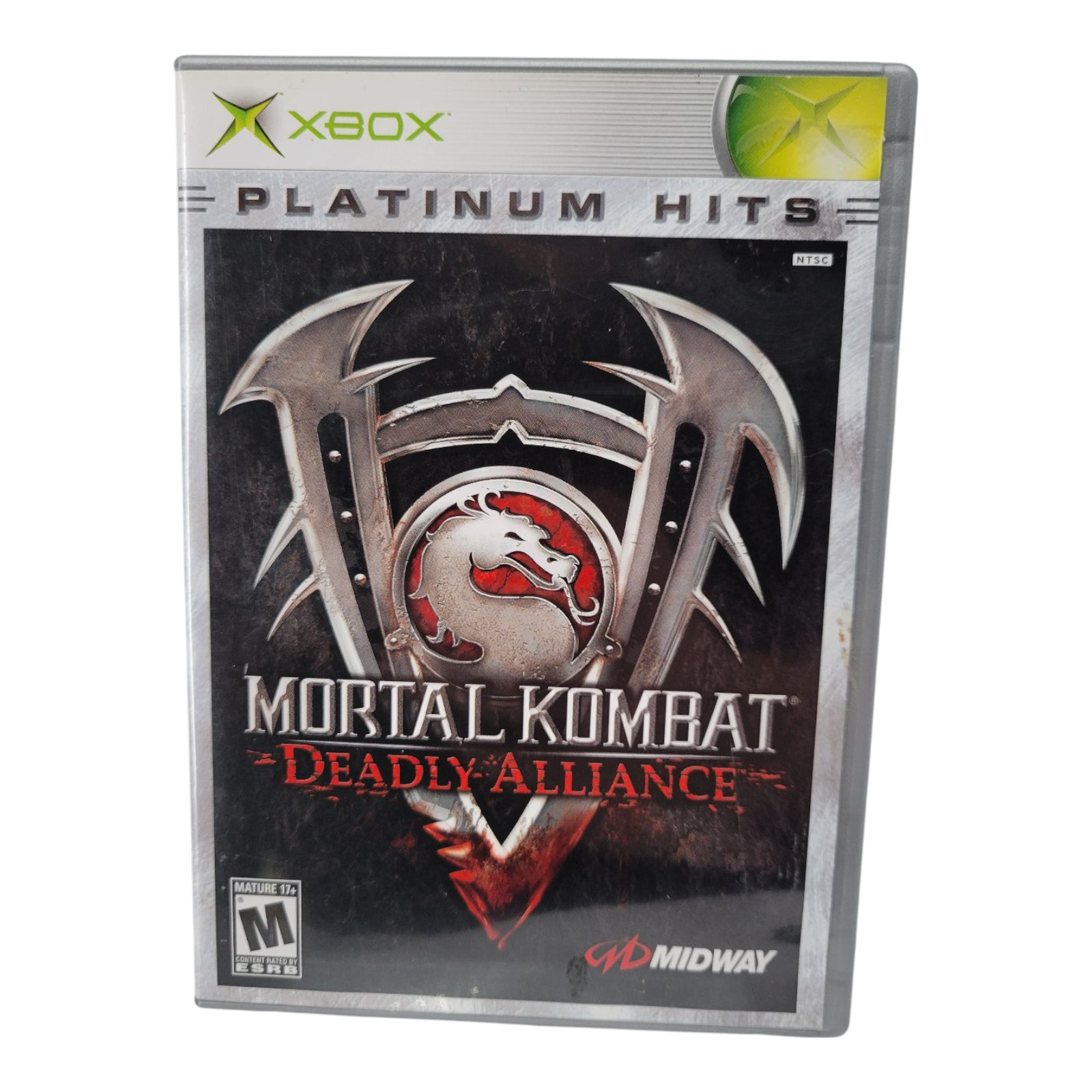 Midway 2002 Mortal Kombat Deadly Alliance Platinum Hits Xbox Game Complete