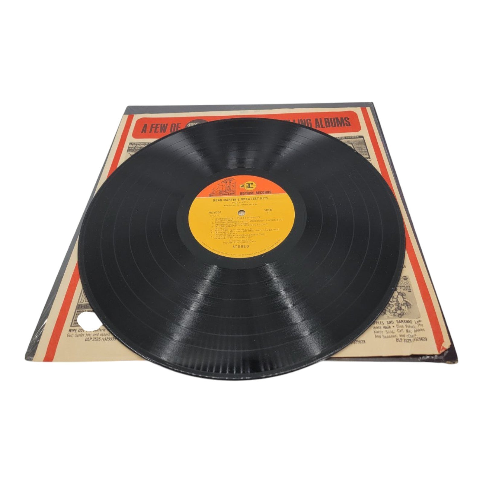Dean Martin Greatest Hits Vol I And Everbody Loves Somebody 2 Vinyl LP Album