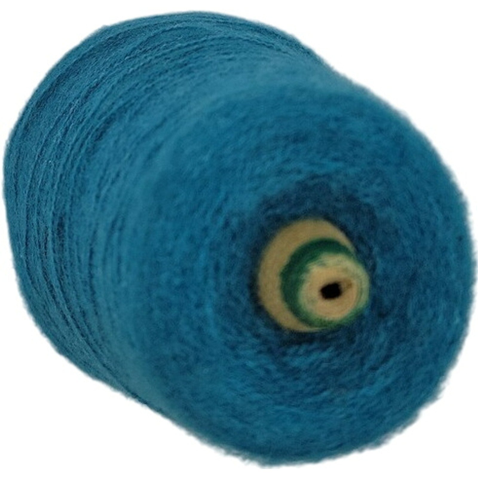 Vintage Templon Teal Blue Heather 2/24 Cone Yarn Weaving Knitting S-76300